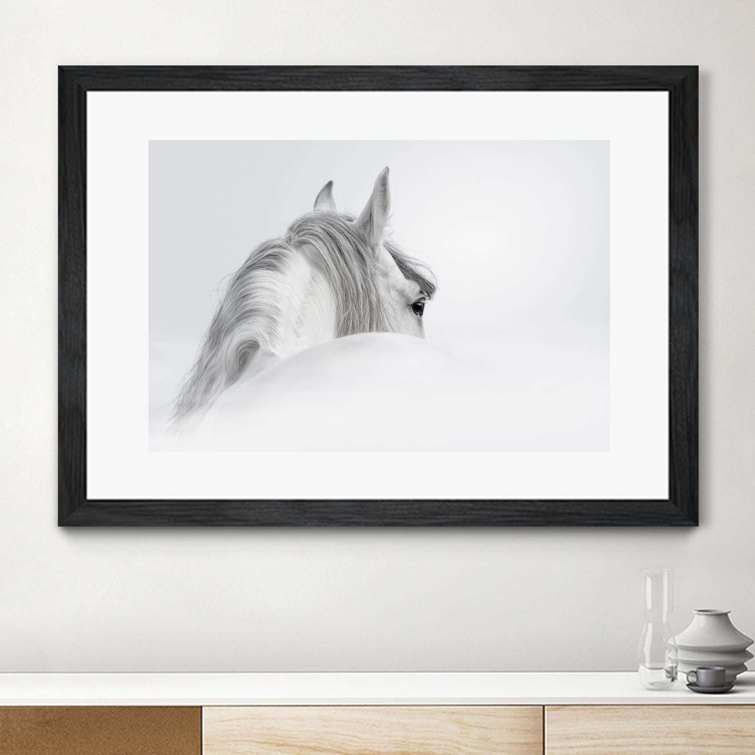 White Horse by PhotoINC Studio on GIANT ART - multicolor animals
