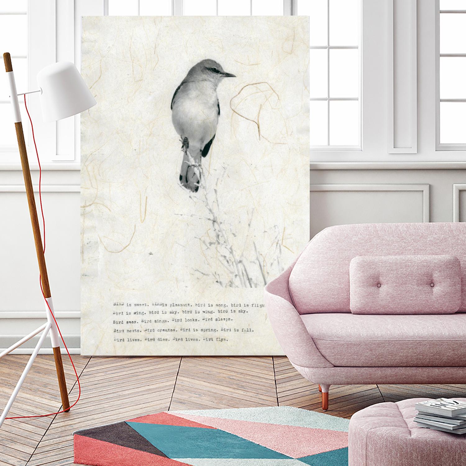 Bird is sweet by TypeLike on GIANT ART - multicolor animals