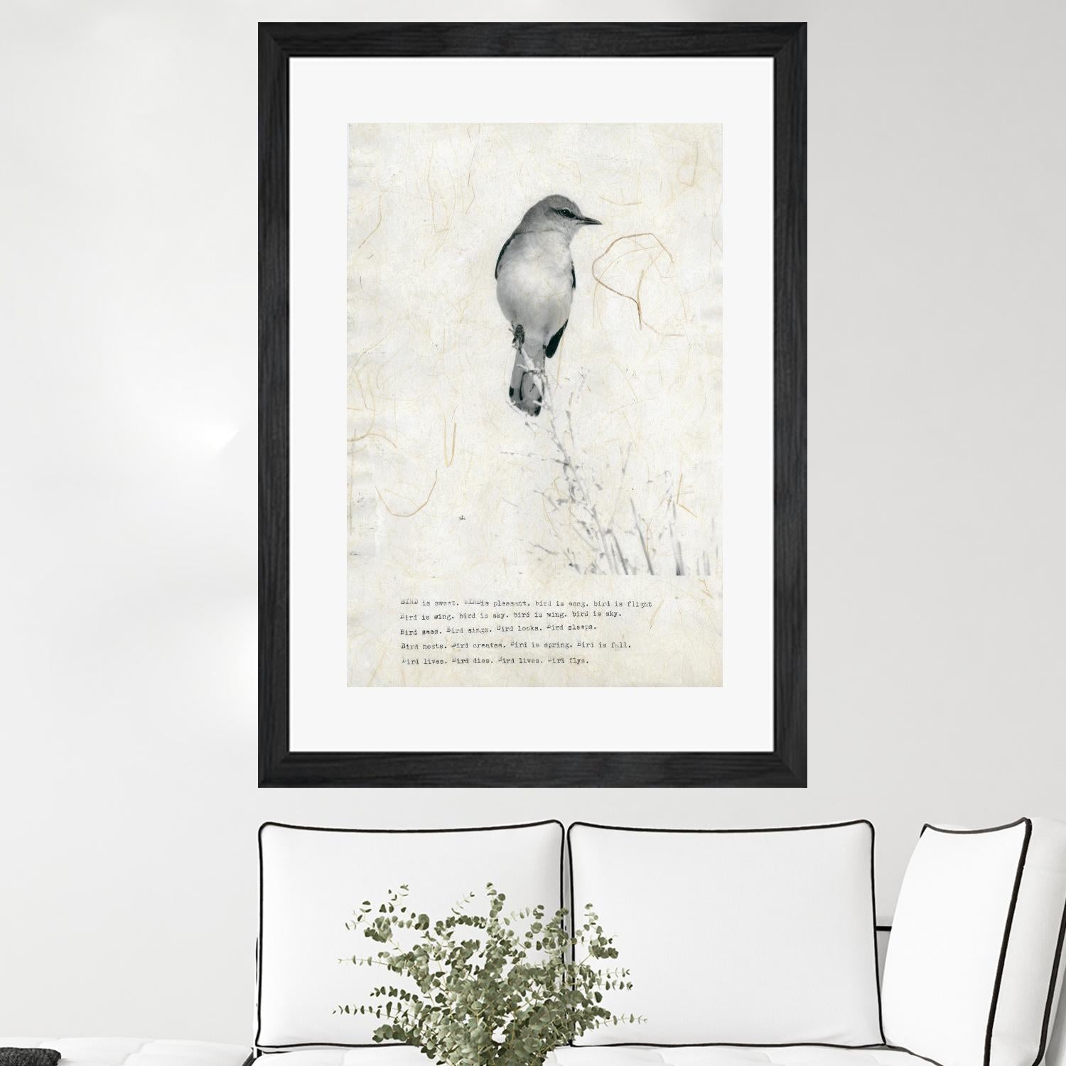 Bird is sweet by TypeLike on GIANT ART - multicolor animals