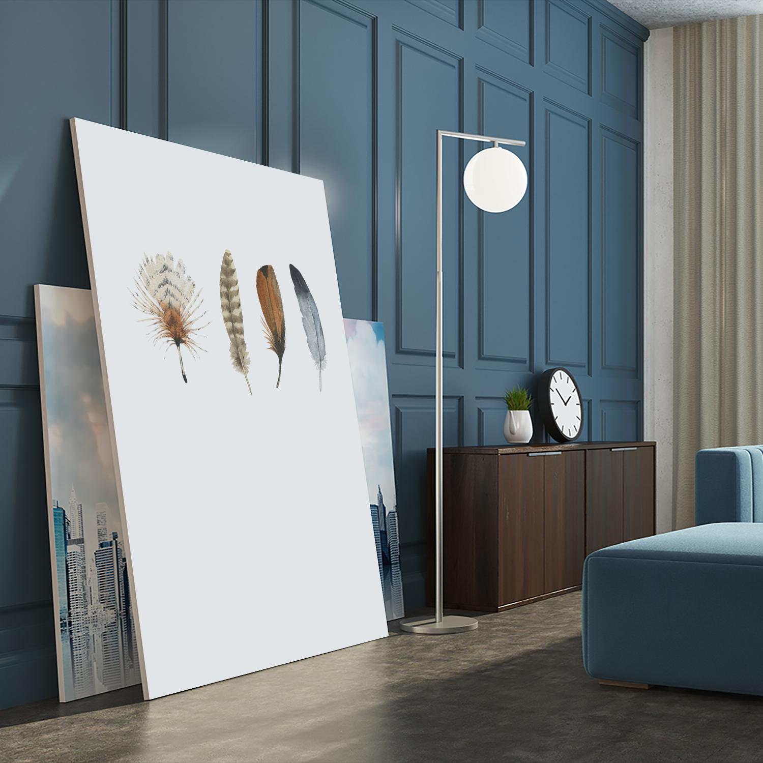 Feather 12 by Incado on GIANT ART - multicolor floral/still life