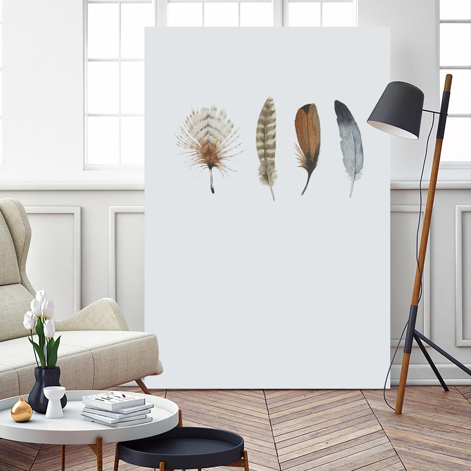 Feather 12 by Incado on GIANT ART - multicolor floral/still life