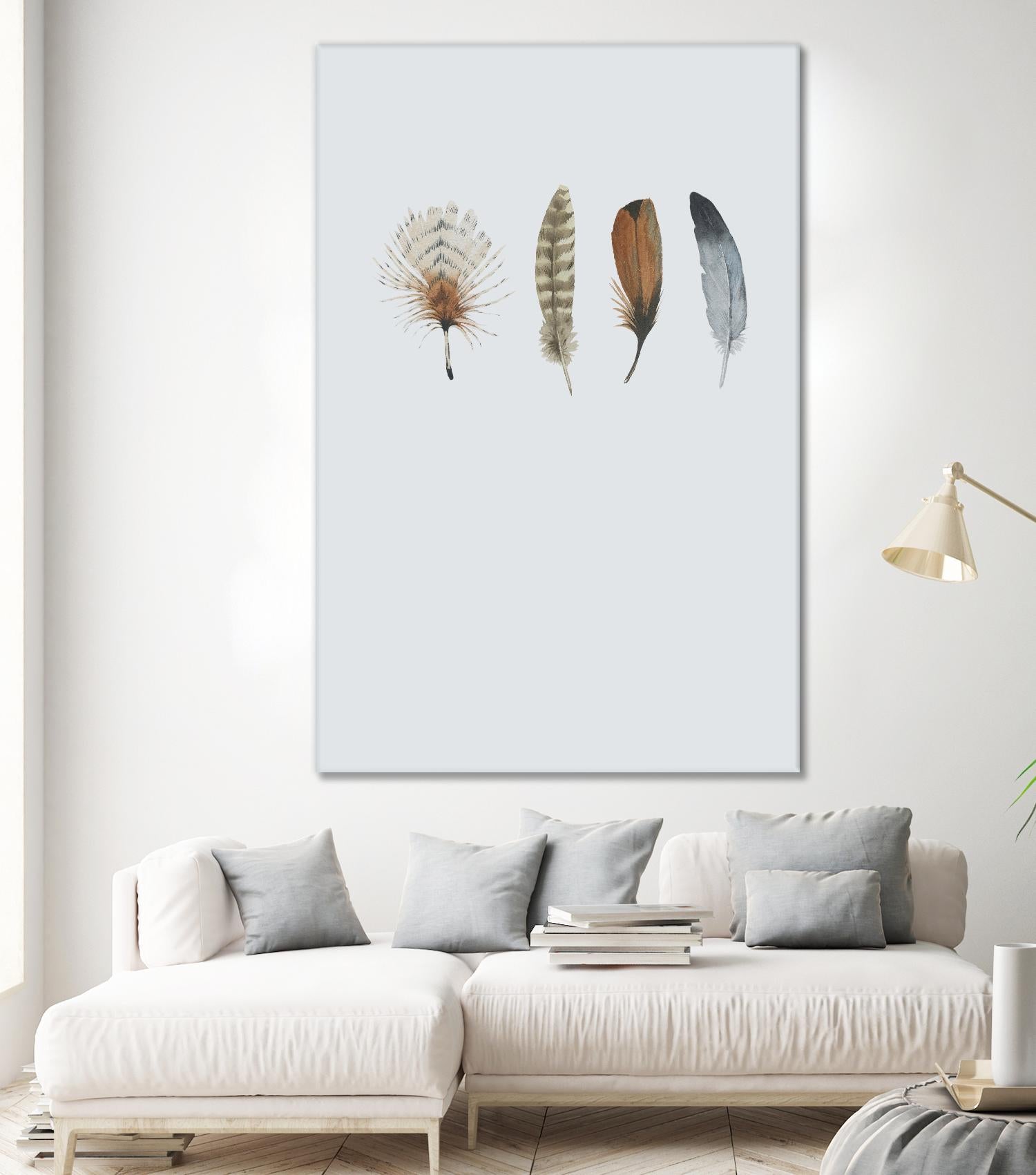 Feather 12 by Incado on GIANT ART - multicolor floral/still life