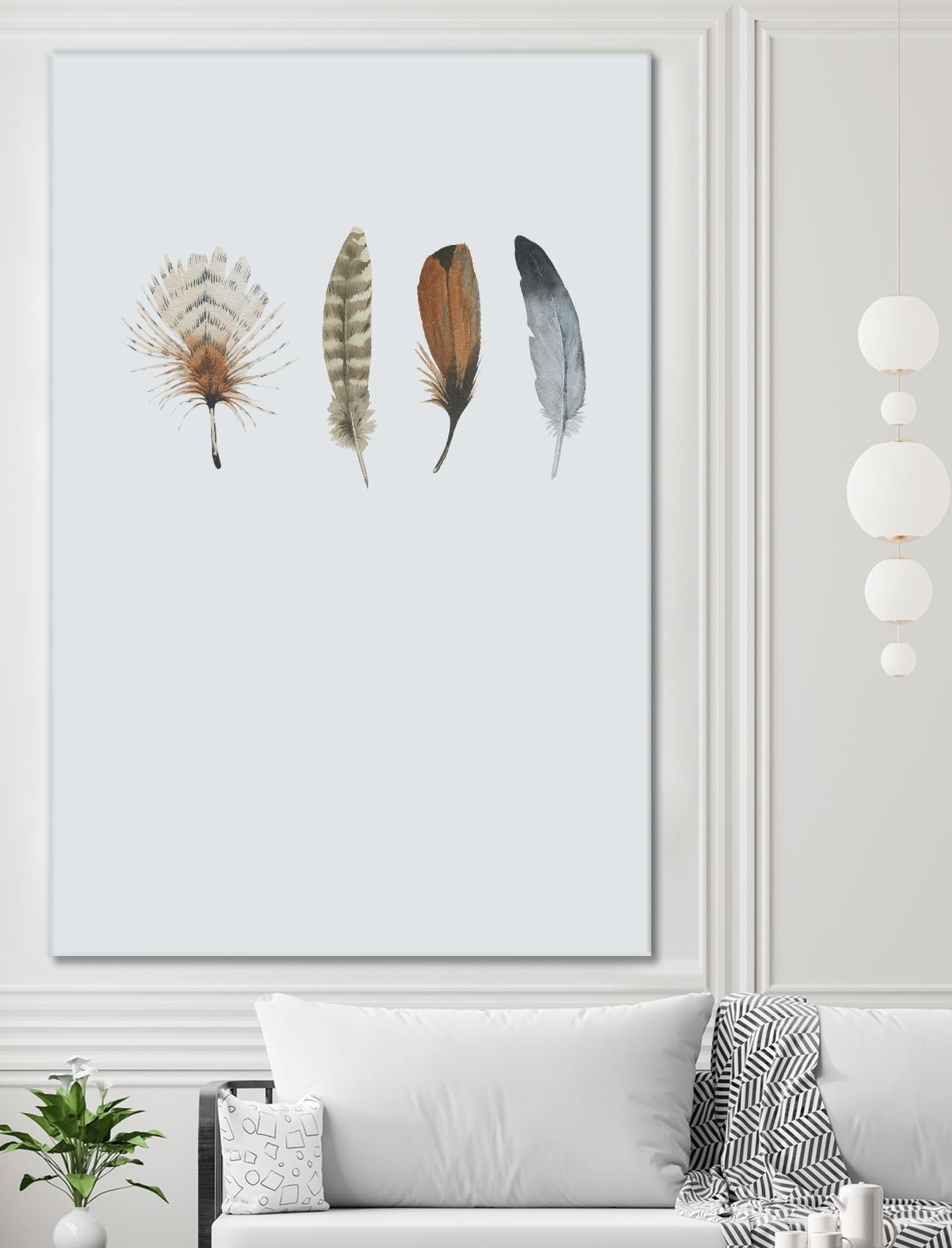 Feather 12 by Incado on GIANT ART - multicolor floral/still life