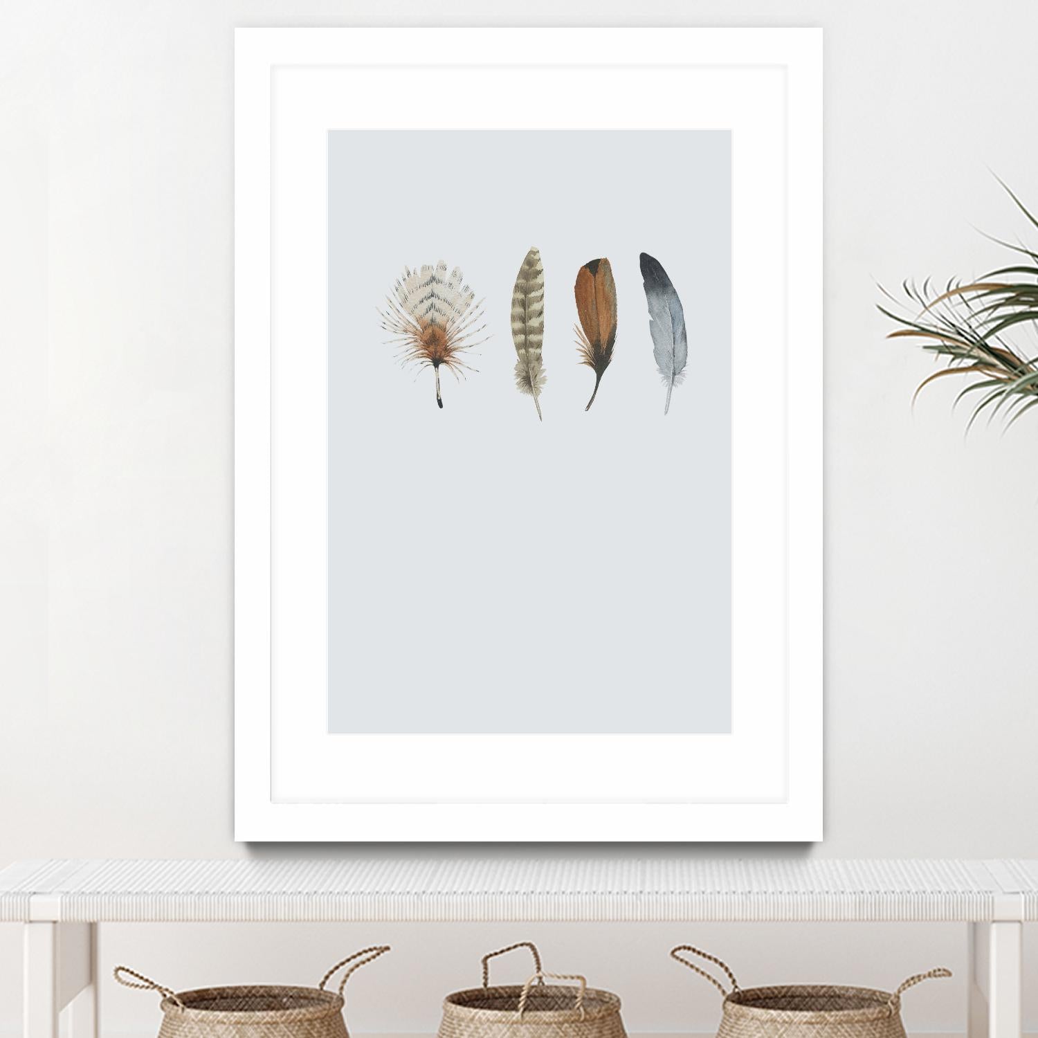 Feather 12 by Incado on GIANT ART - multicolor floral/still life