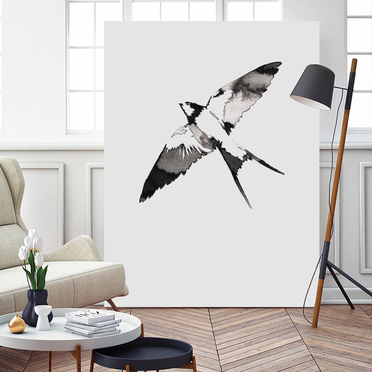 Flying Bird III by Incado on GIANT ART - multicolor animals