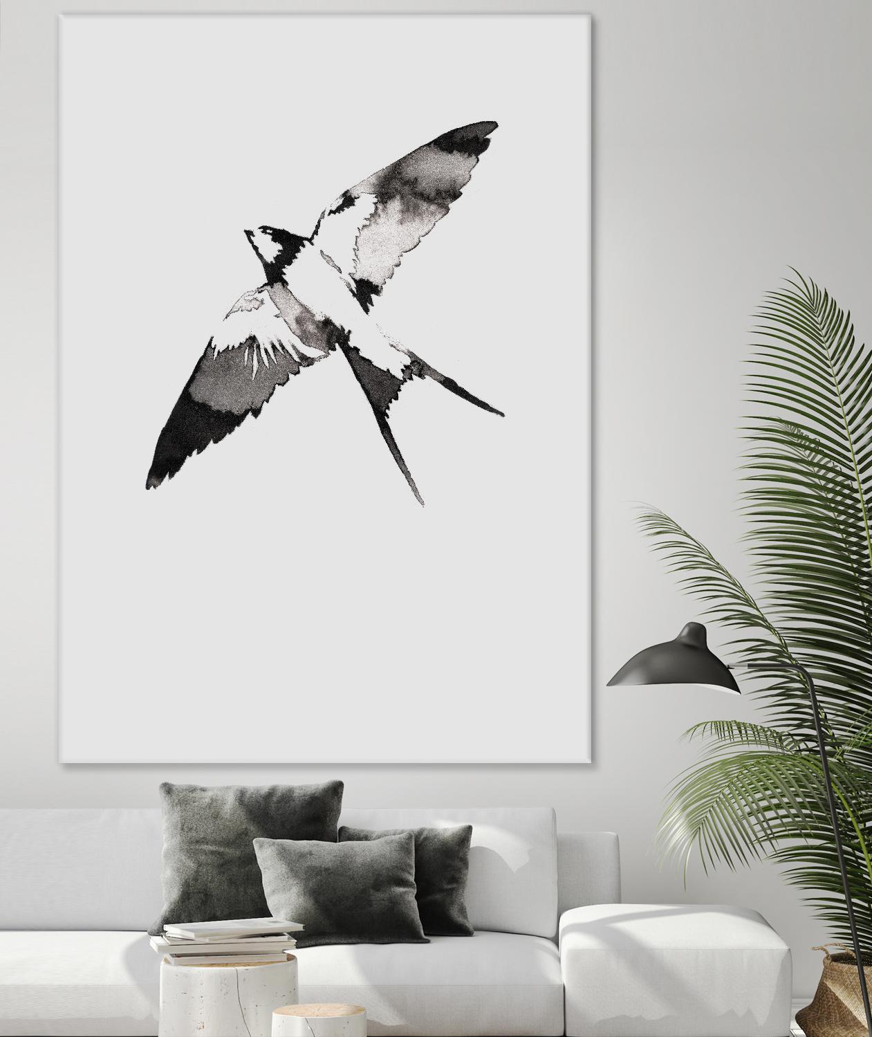 Flying Bird III by Incado on GIANT ART - multicolor animals