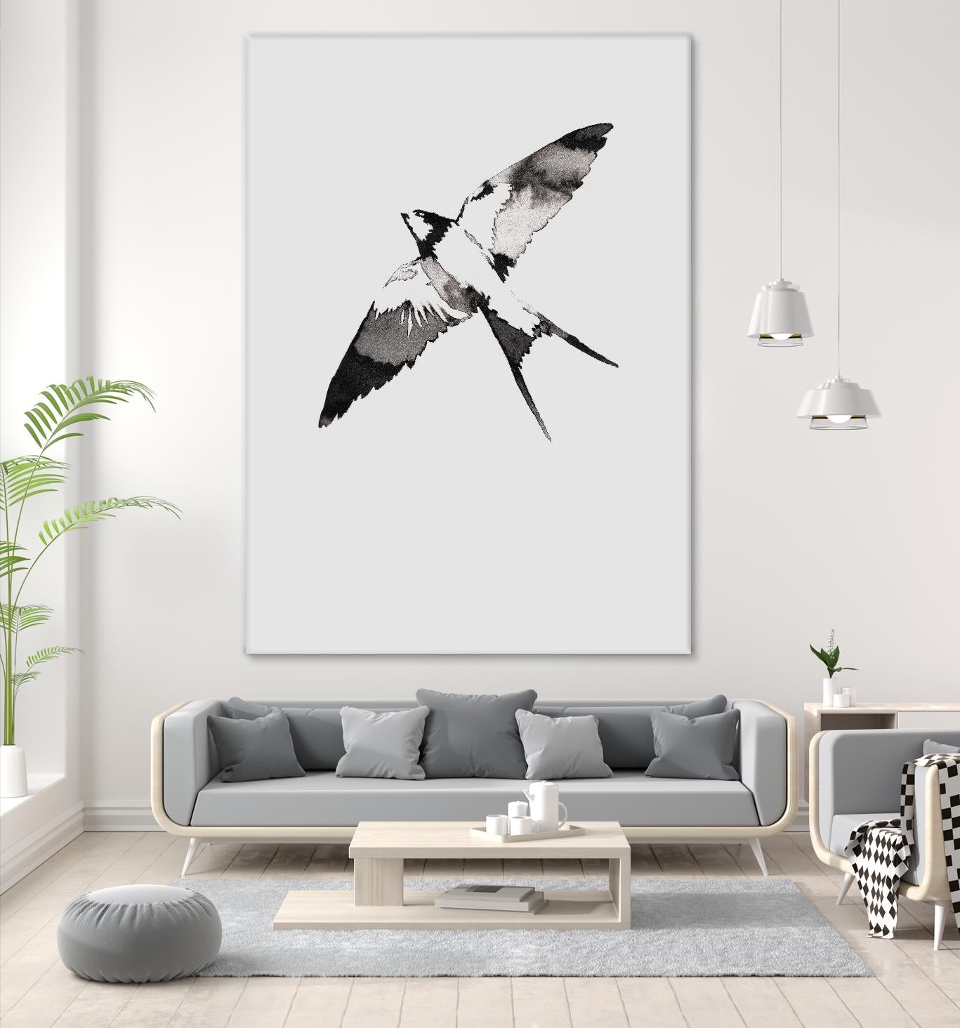 Flying Bird III by Incado on GIANT ART - multicolor animals