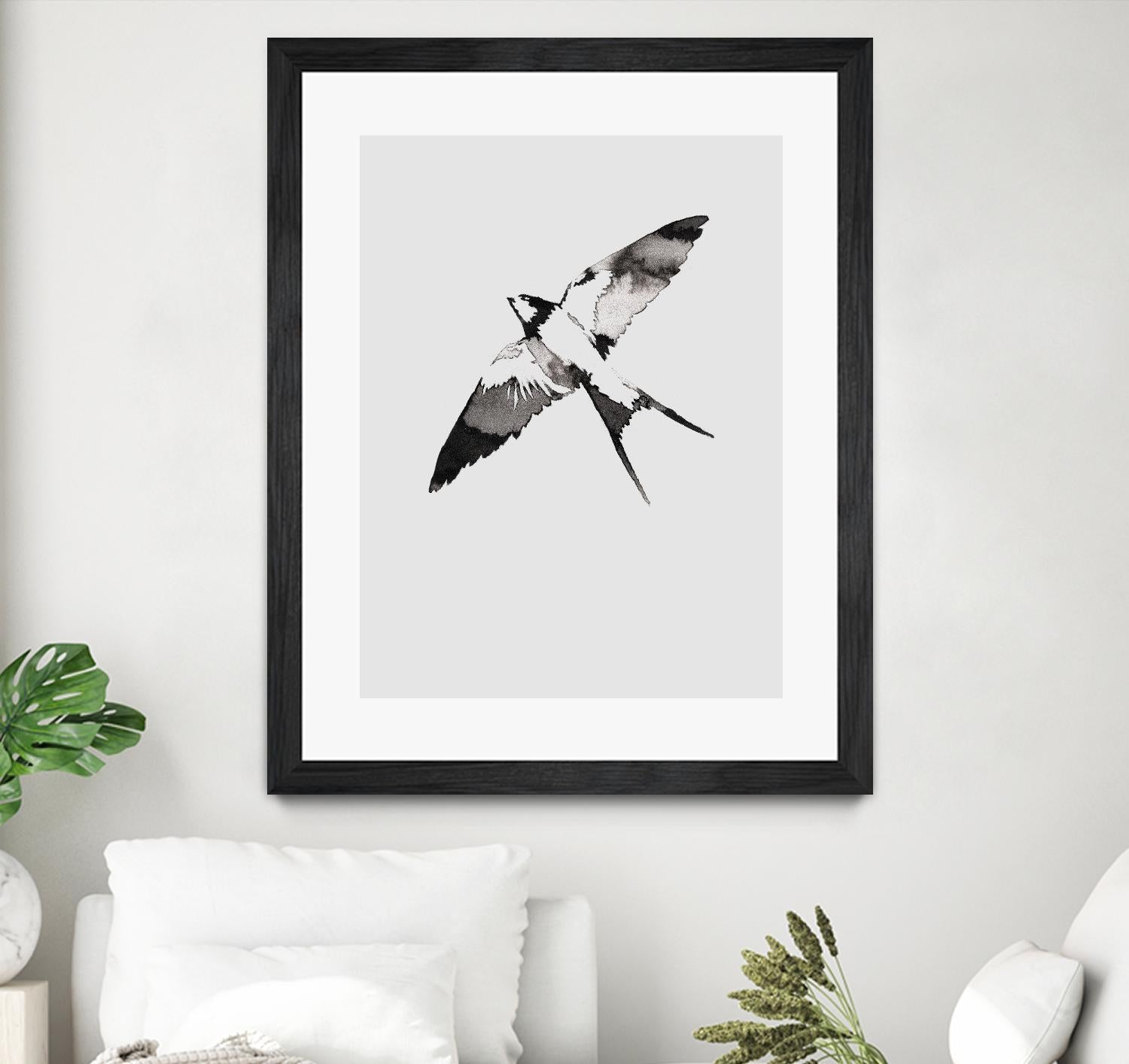 Flying Bird III by Incado on GIANT ART - multicolor animals