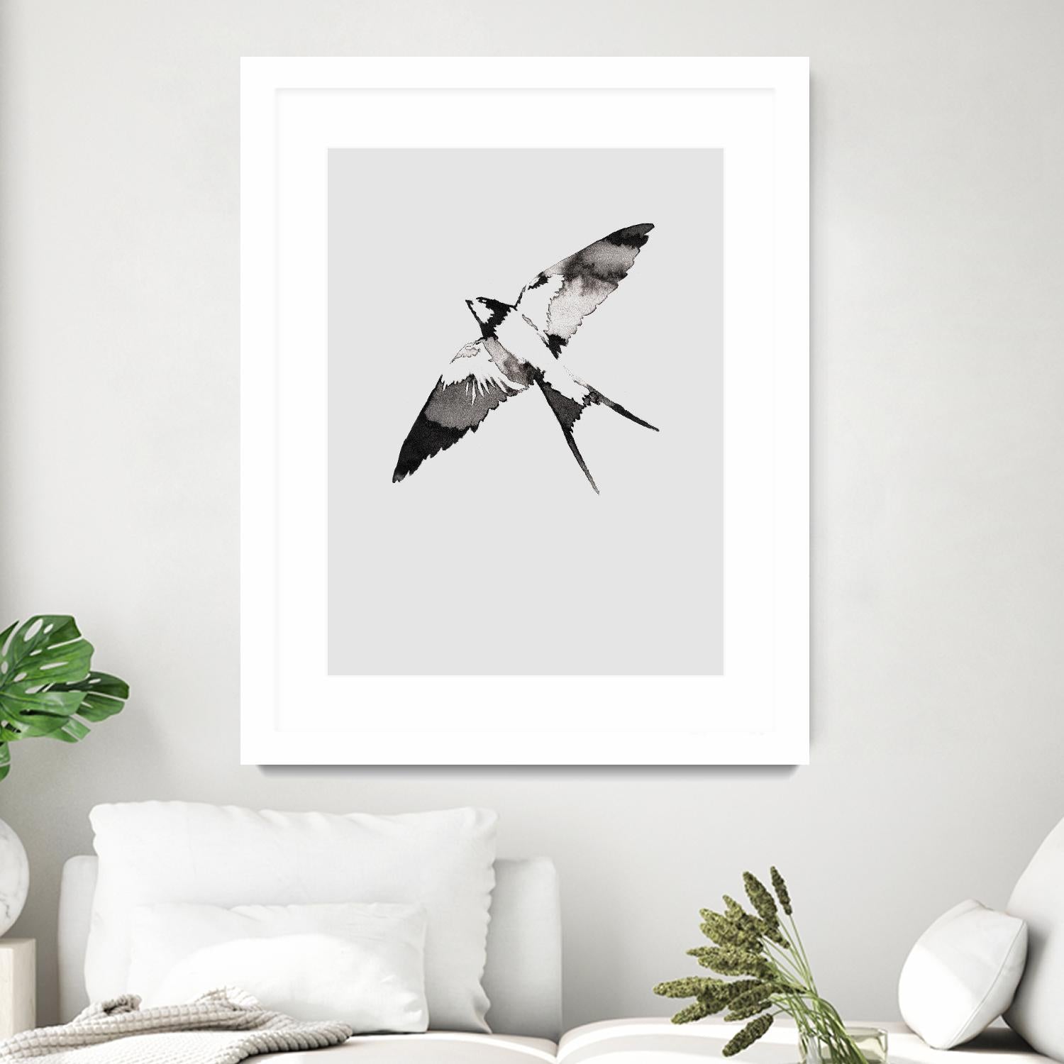 Flying Bird III by Incado on GIANT ART - multicolor animals