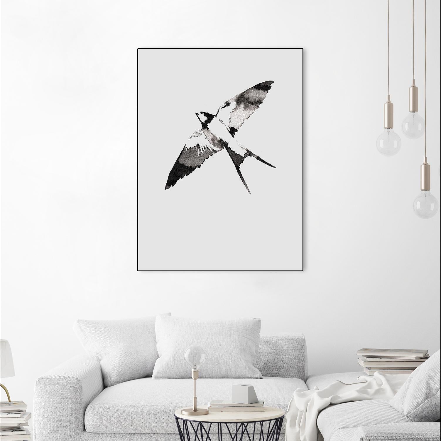 Flying Bird III by Incado on GIANT ART - multicolor animals