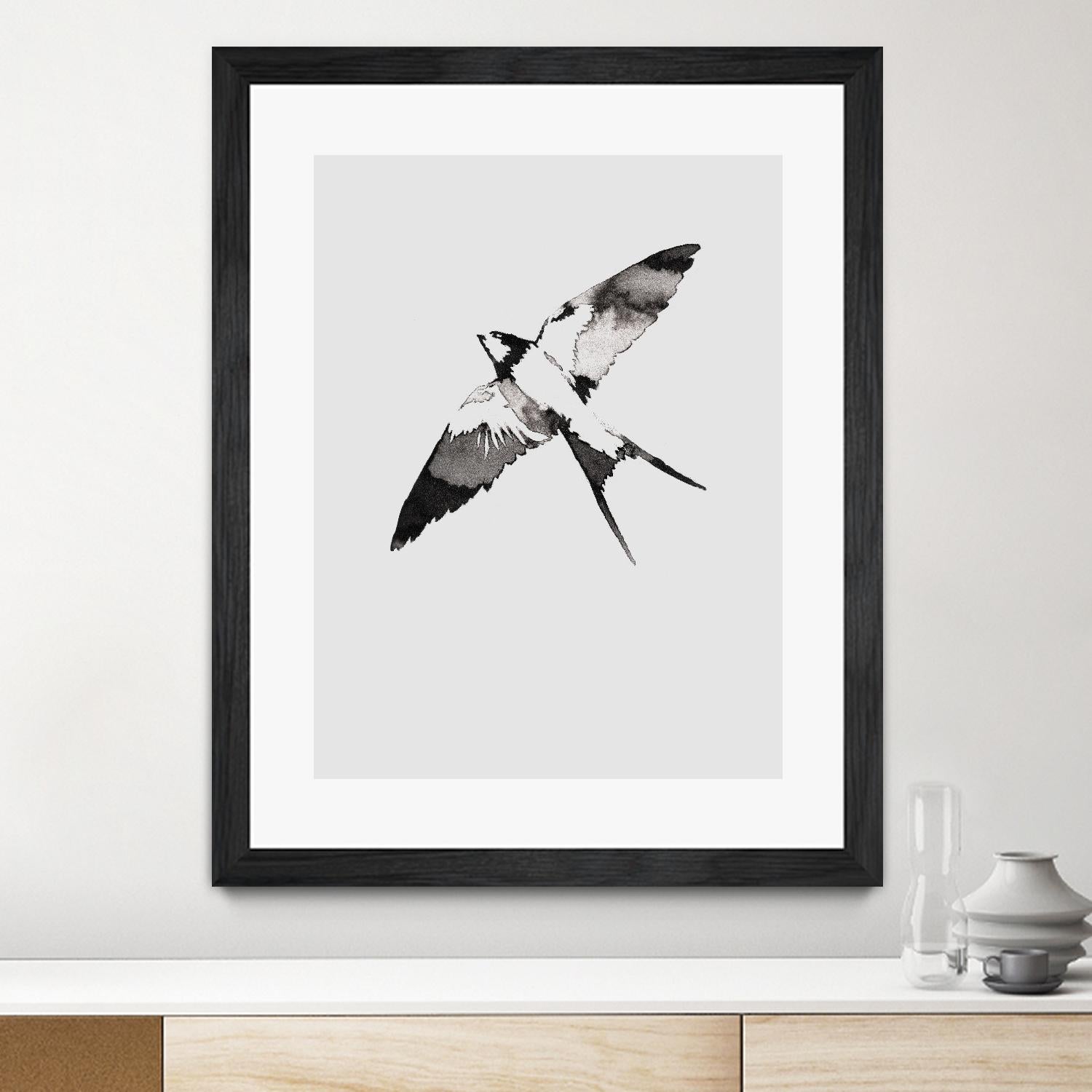 Flying Bird III by Incado on GIANT ART - multicolor animals