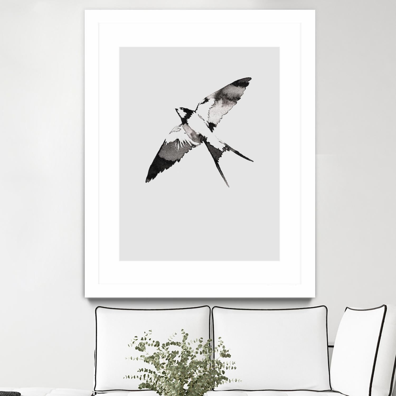 Flying Bird III by Incado on GIANT ART - multicolor animals