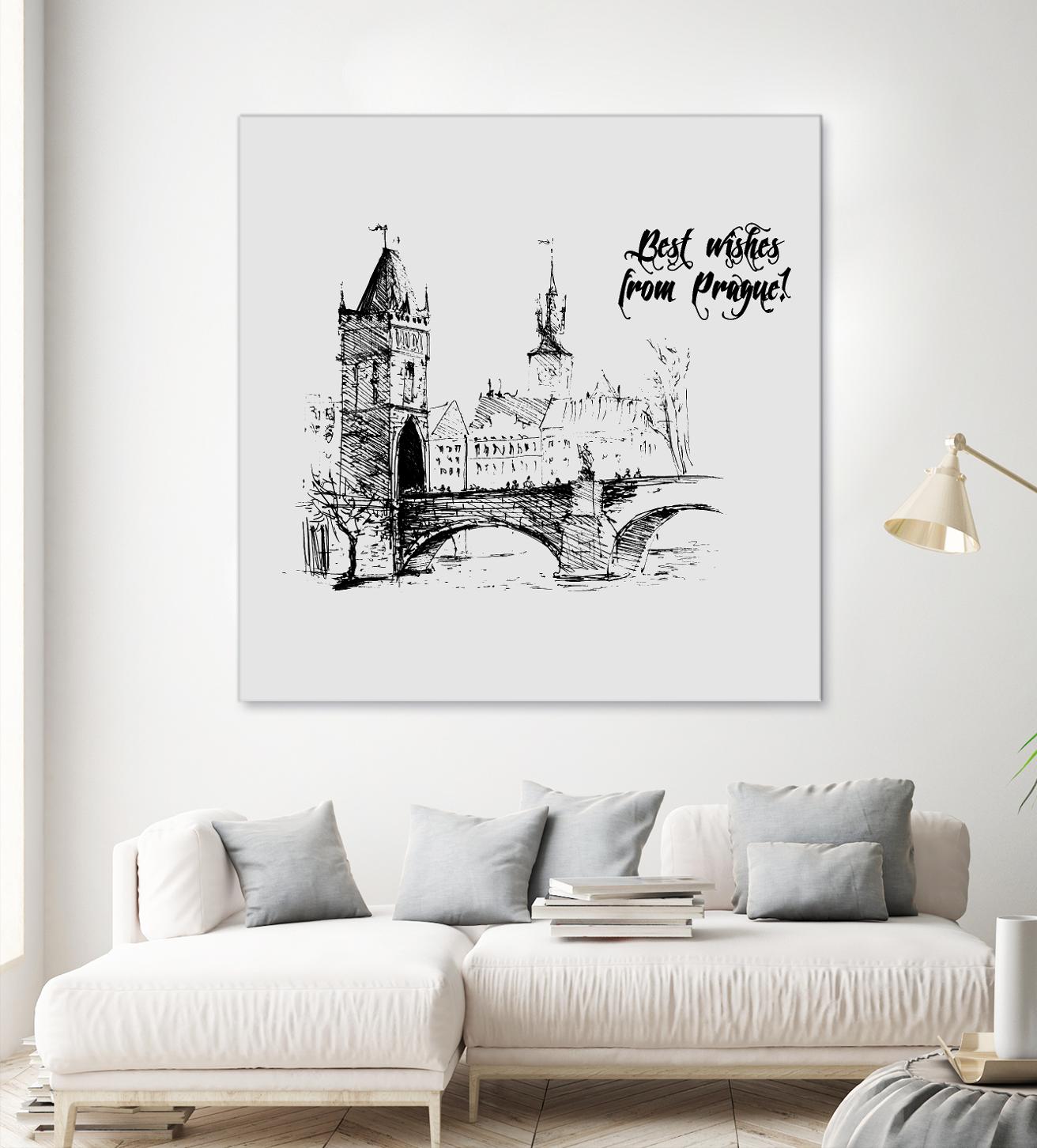 Prague by TypeLike on GIANT ART - multicolor people/places; landscapes