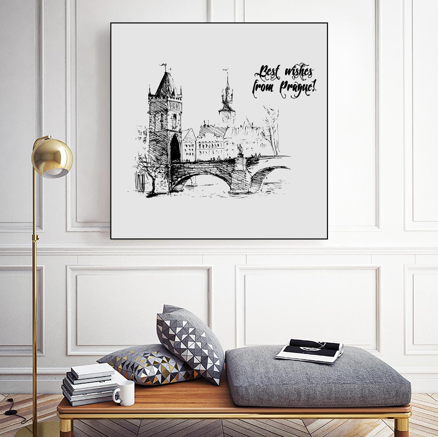 Prague by TypeLike on GIANT ART - multicolor people/places; landscapes