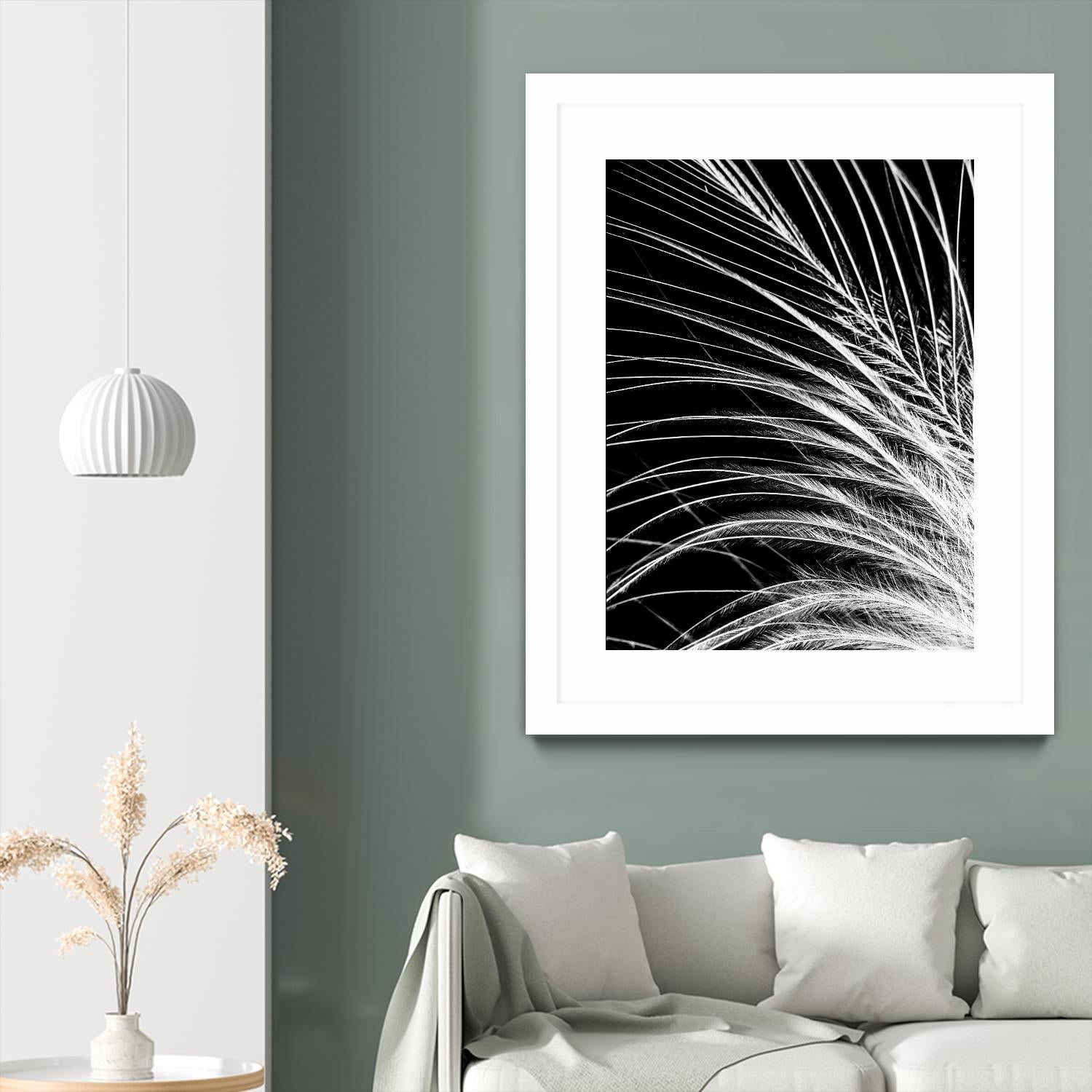 White Feather by Incado on GIANT ART - multicolor photography; floral/still life