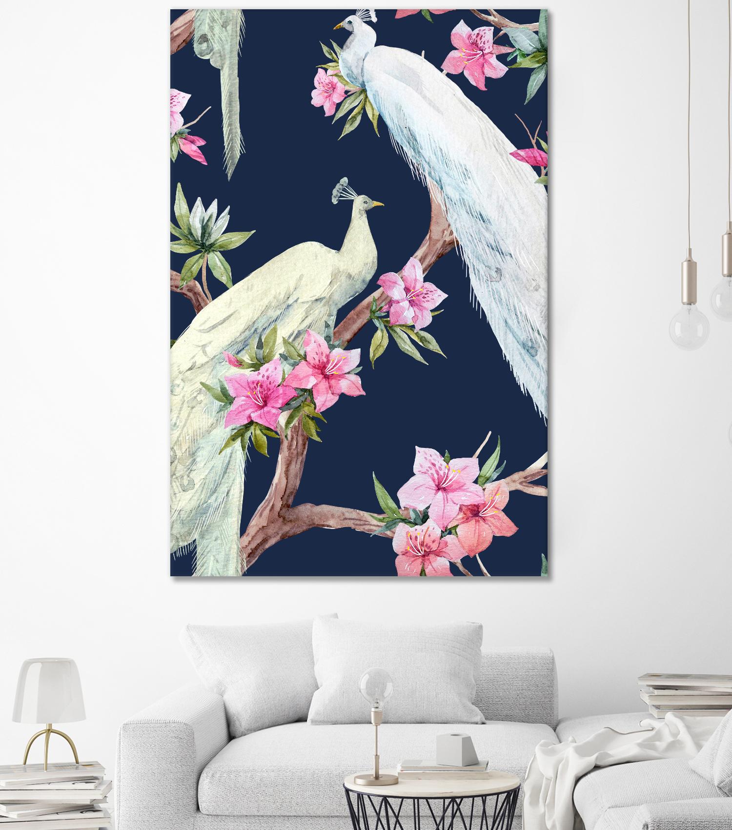 Paradis Birds II by Incado on GIANT ART - multicolor animals