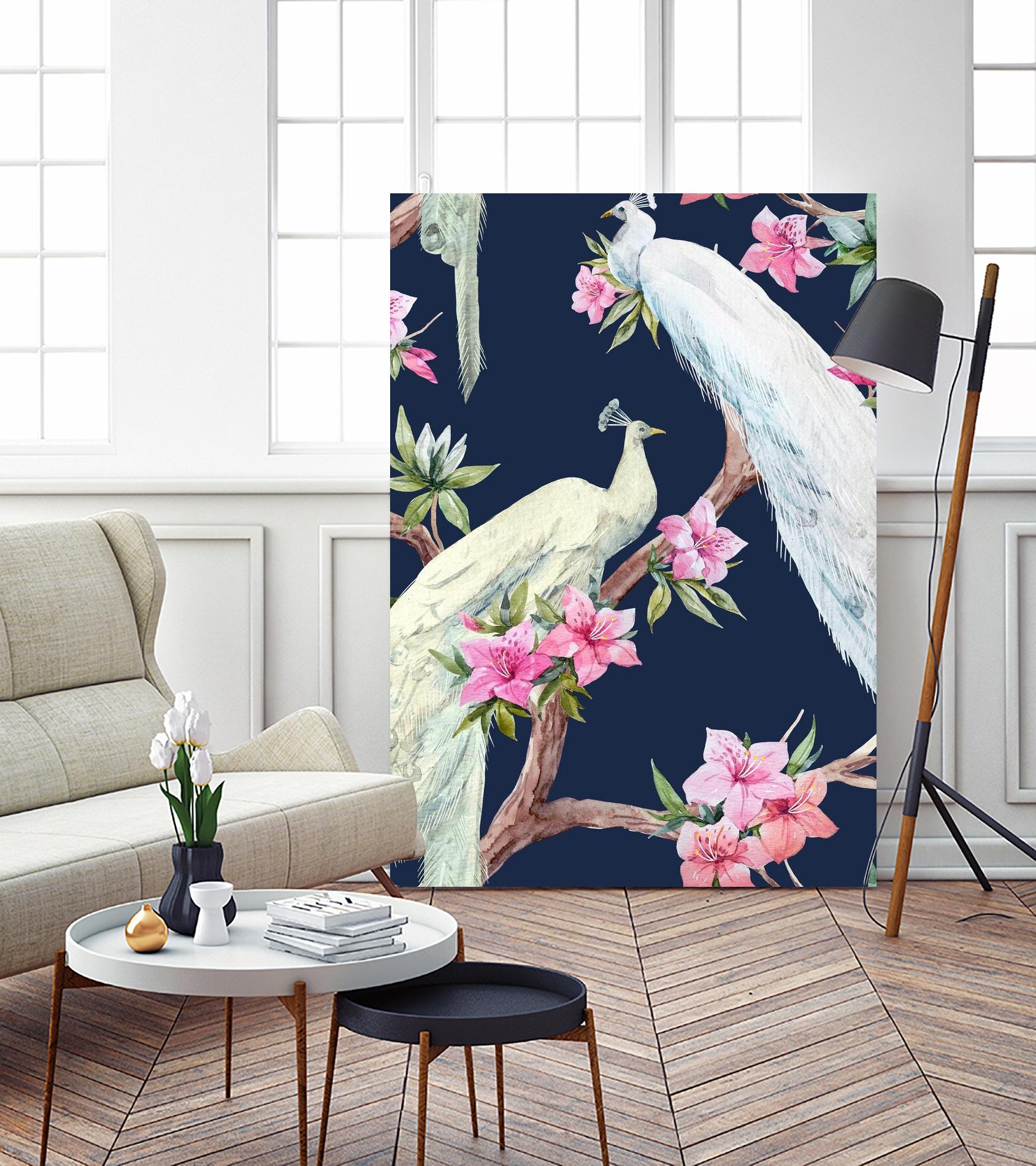 Paradis Birds II by Incado on GIANT ART - multicolor animals