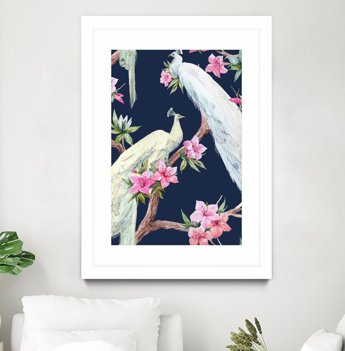 Paradis Birds II by Incado on GIANT ART - multicolor animals