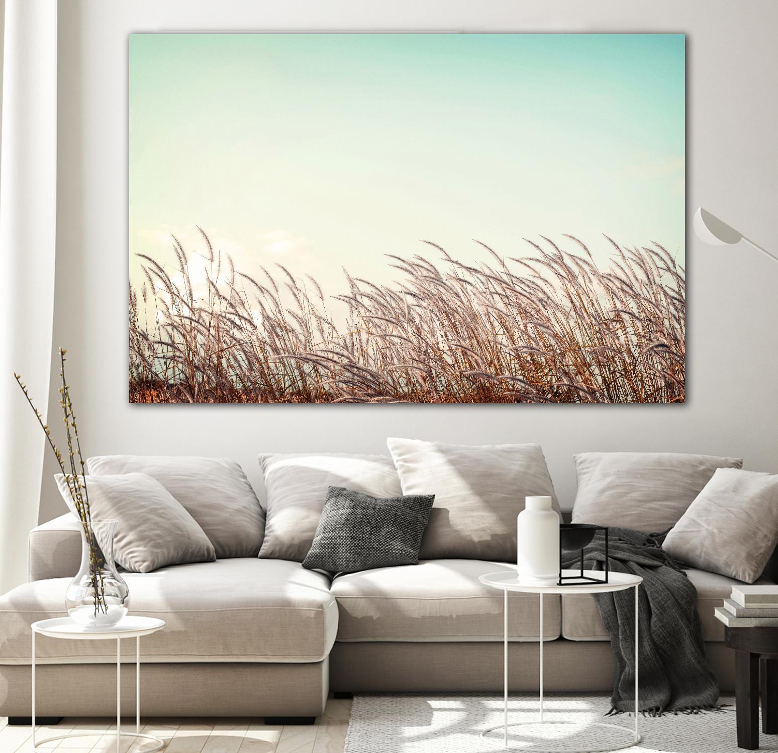Retro Grass by PhotoINC Studio on GIANT ART - multicolor photography; landscapes