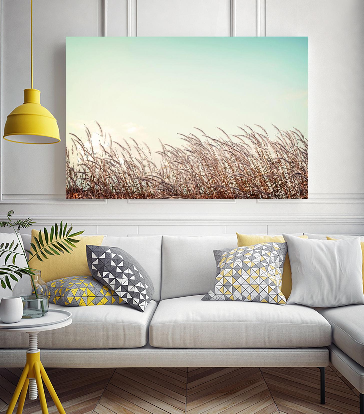 Retro Grass by PhotoINC Studio on GIANT ART - multicolor photography; landscapes