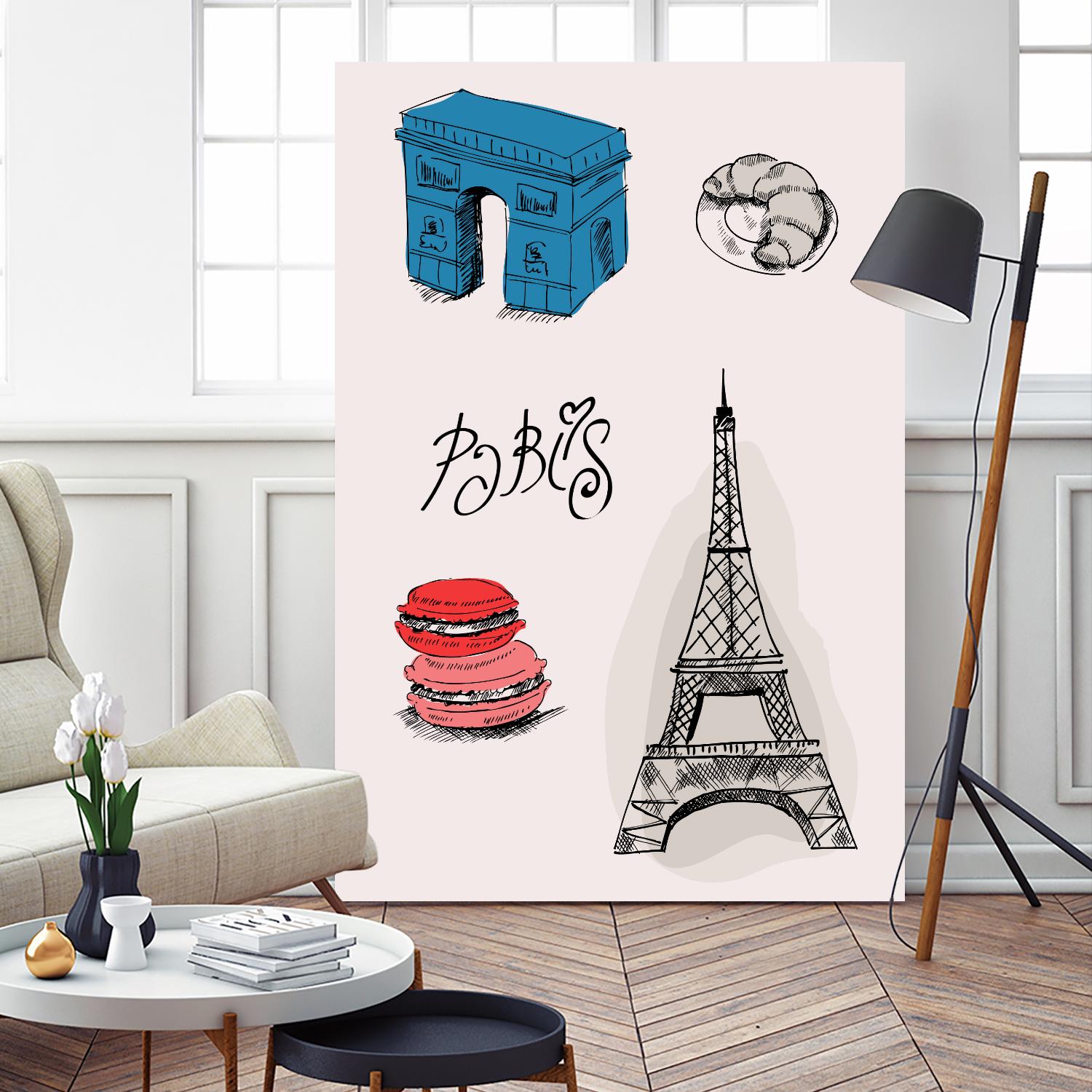 Paris III by TypeLike on GIANT ART - multicolor people/places; cuisine