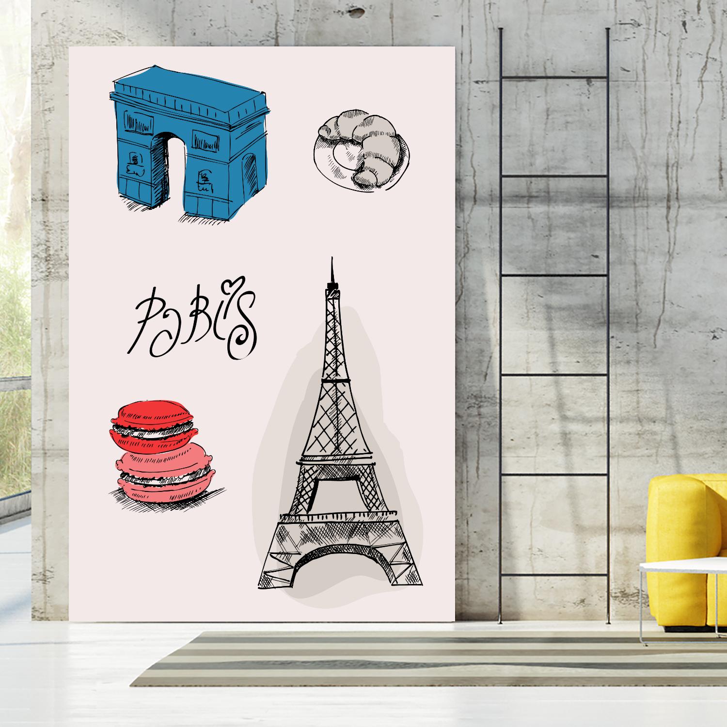 Paris III by TypeLike on GIANT ART - multicolor people/places; cuisine