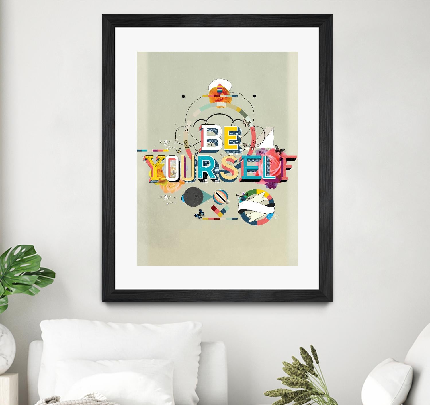 Be Yourself by Kavan & Company on GIANT ART - multi inspirational, novelty, design/type, illustration, typography