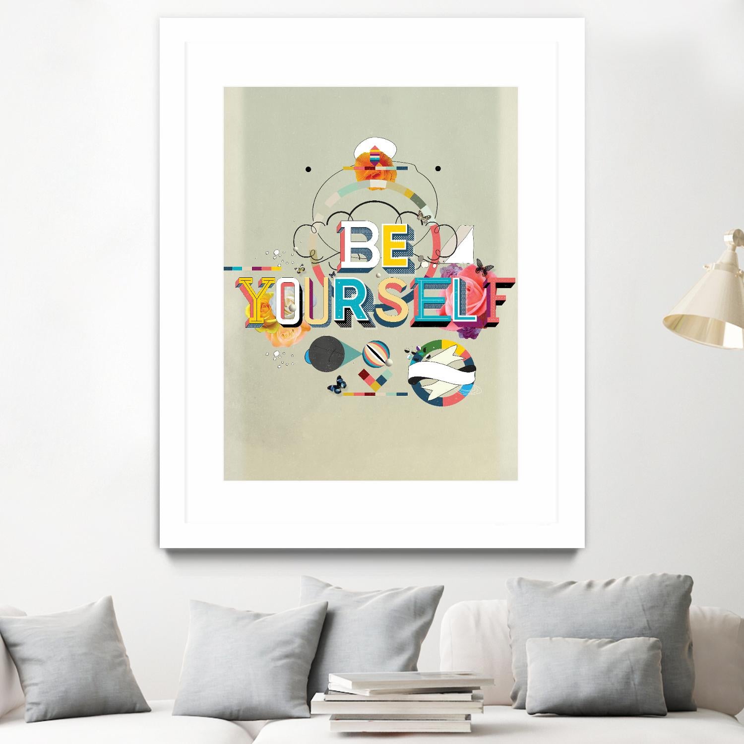 Be Yourself by Kavan & Company on GIANT ART - multi inspirational, novelty, design/type, illustration, typography