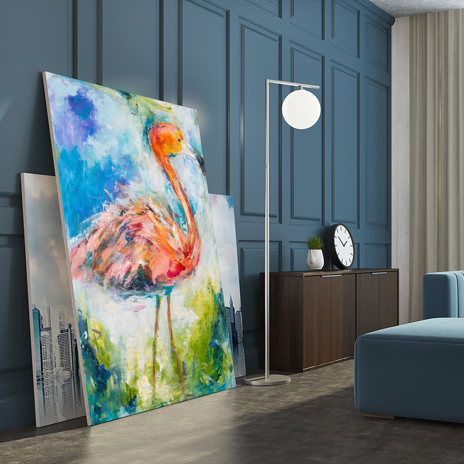 Pretty in Pink No. 2 by Hilma Koelman on GIANT ART - multicolor animals; contemporary