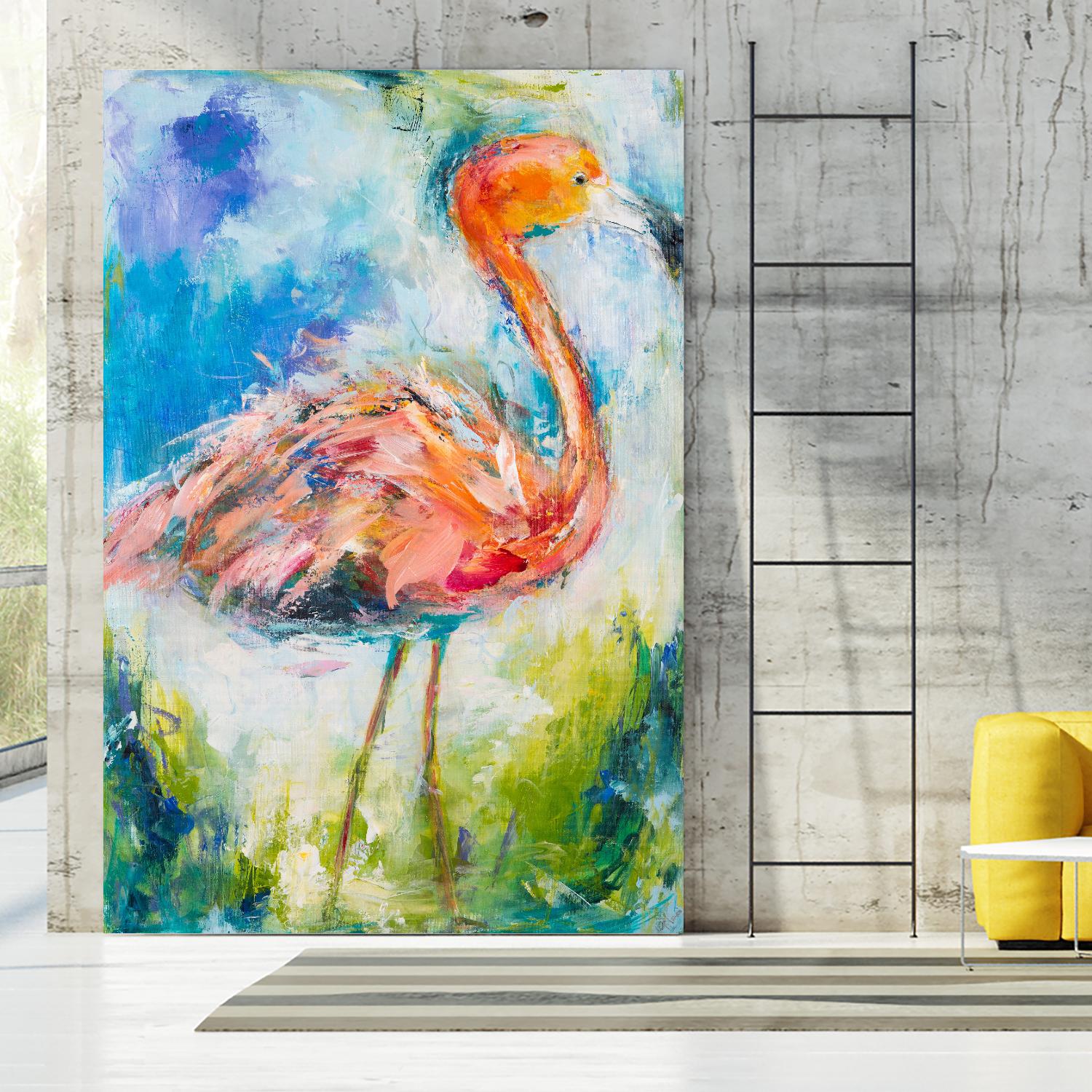 Pretty in Pink No. 2 by Hilma Koelman on GIANT ART - multicolor animals; contemporary