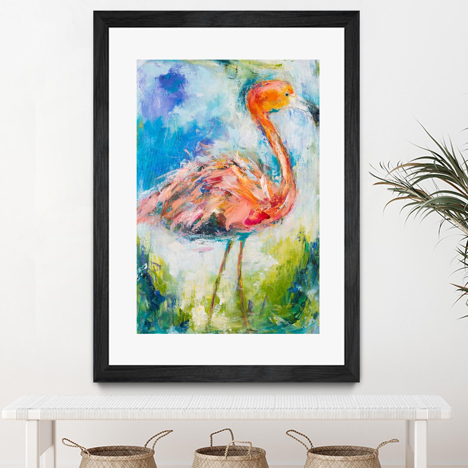 Pretty in Pink No. 2 by Hilma Koelman on GIANT ART - multicolor animals; contemporary