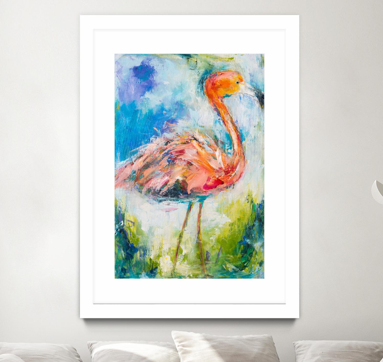 Pretty in Pink No. 2 by Hilma Koelman on GIANT ART - multicolor animals; contemporary