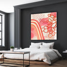 Cherry Fruitstripe Chain by Maggie Kleinpeter on GIANT ART - multicolor abstracts; contemporary