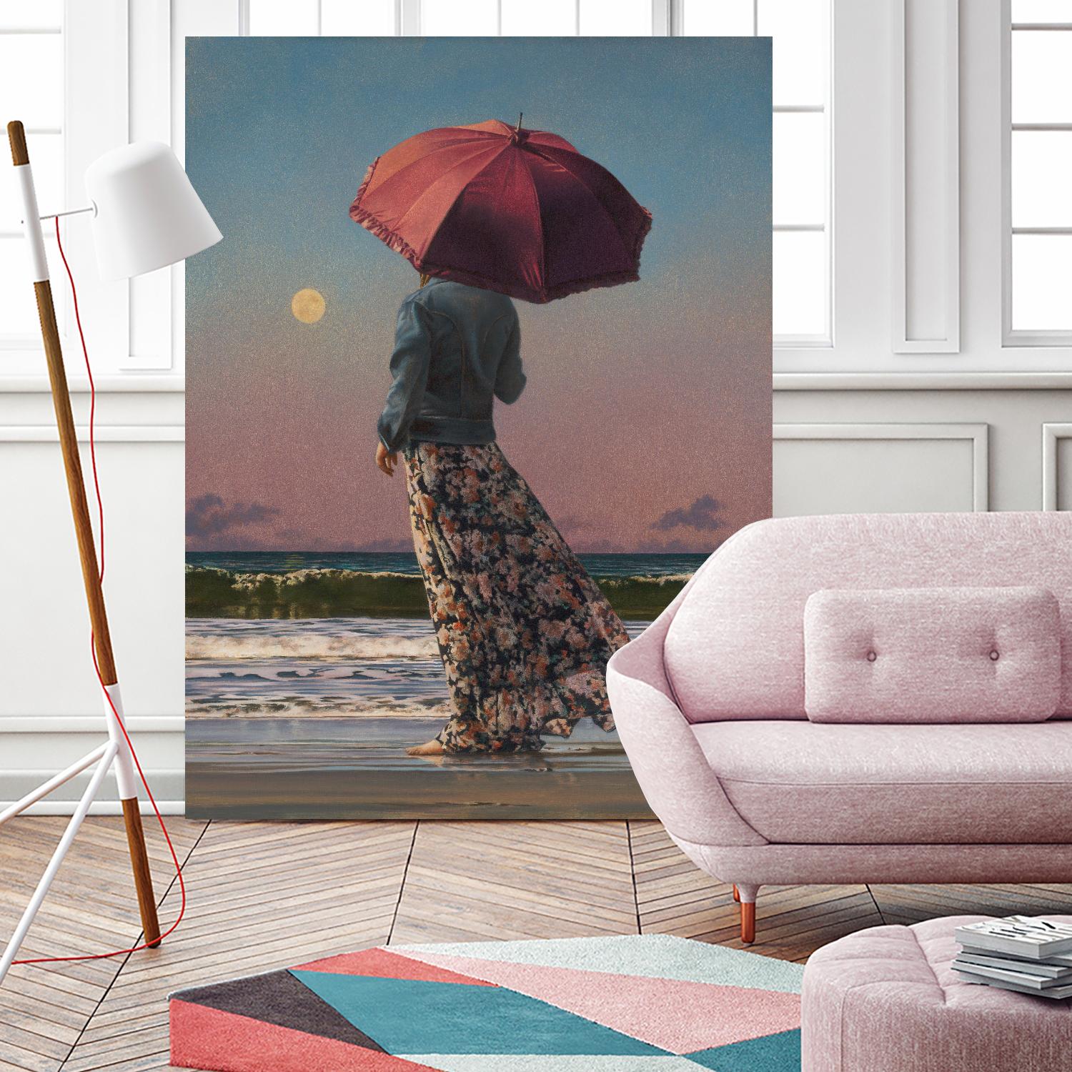 Romancing The Moon by Paul Kelley on GIANT ART - multicolor figurative