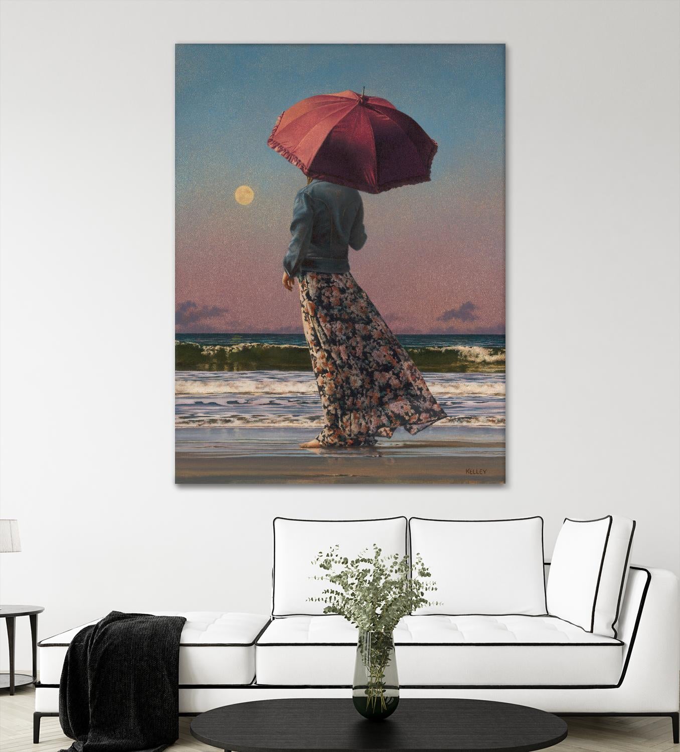 Romancing The Moon by Paul Kelley on GIANT ART - multicolor figurative