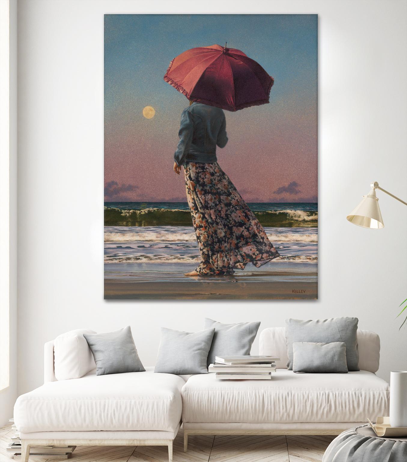 Romancing The Moon by Paul Kelley on GIANT ART - multicolor figurative