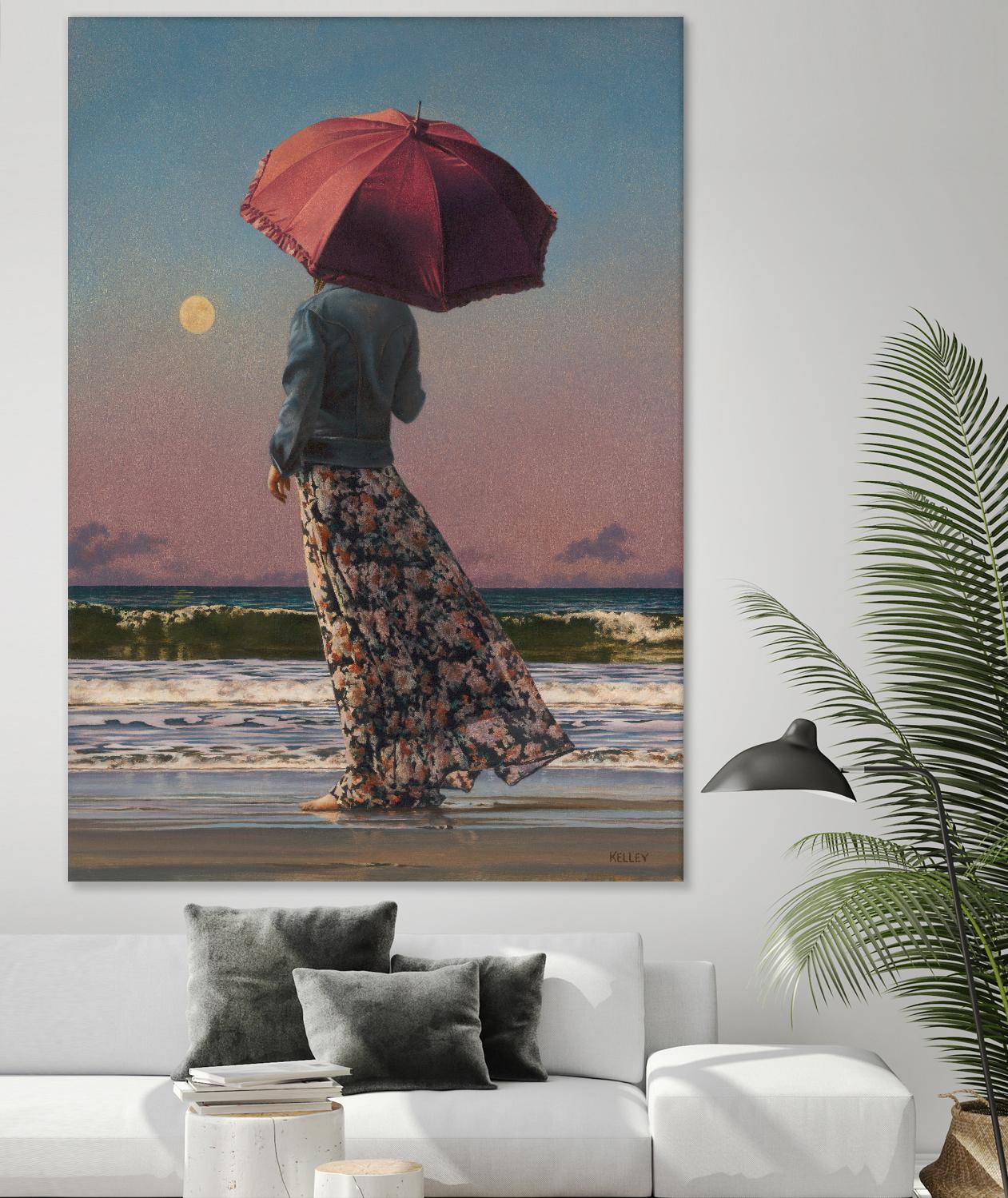 Romancing The Moon by Paul Kelley on GIANT ART - multicolor figurative