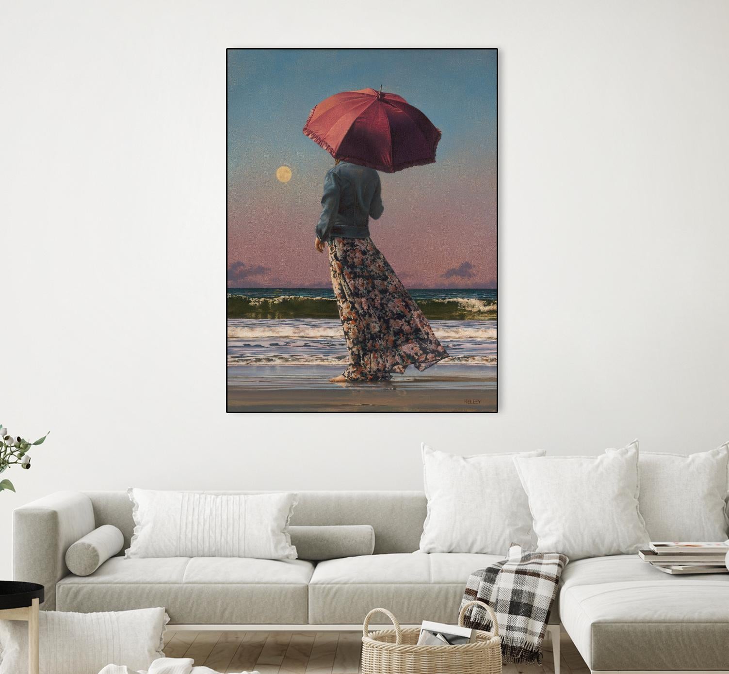 Romancing The Moon by Paul Kelley on GIANT ART - multicolor figurative