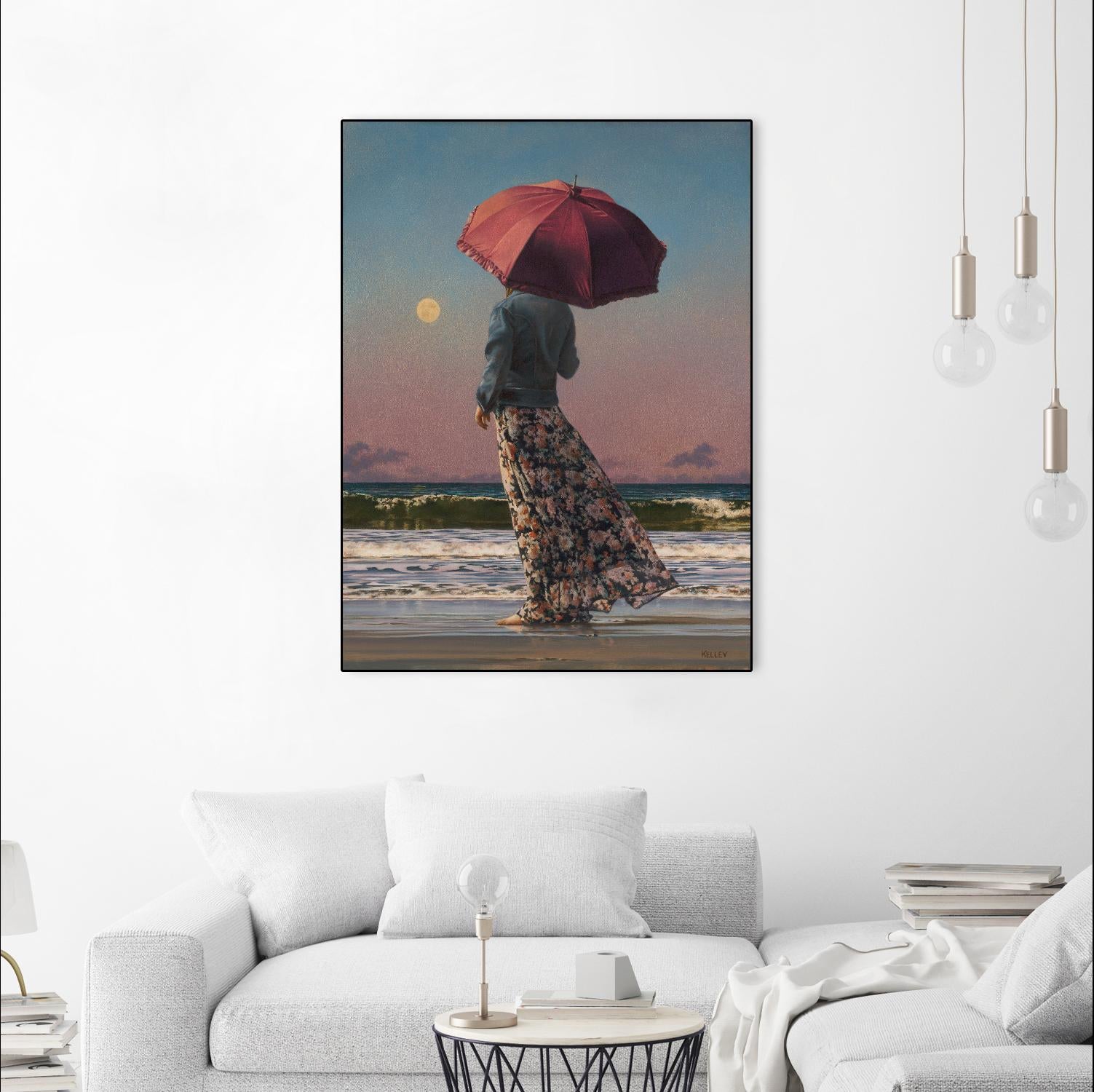 Romancing The Moon by Paul Kelley on GIANT ART - multicolor figurative