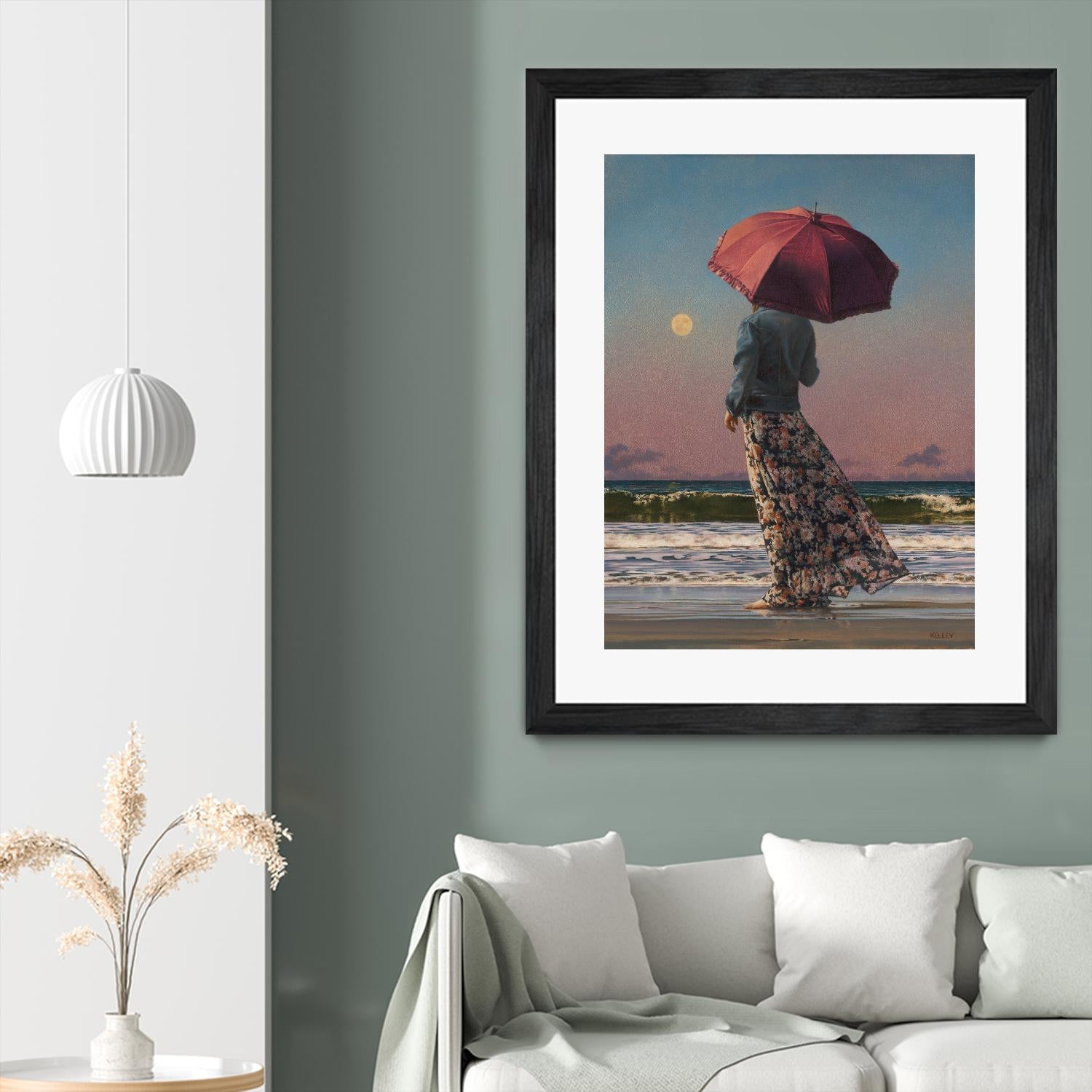 Romancing The Moon by Paul Kelley on GIANT ART - multicolor figurative