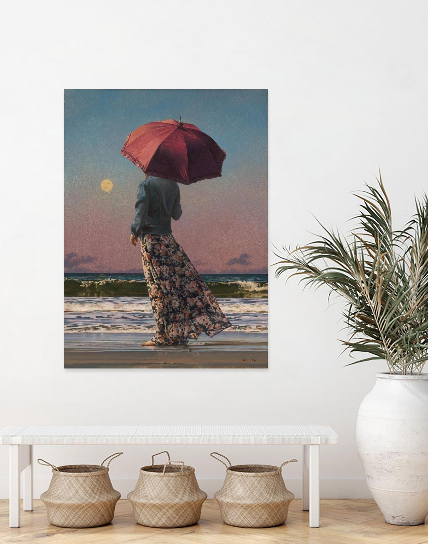 Romancing The Moon by Paul Kelley on GIANT ART - multicolor figurative