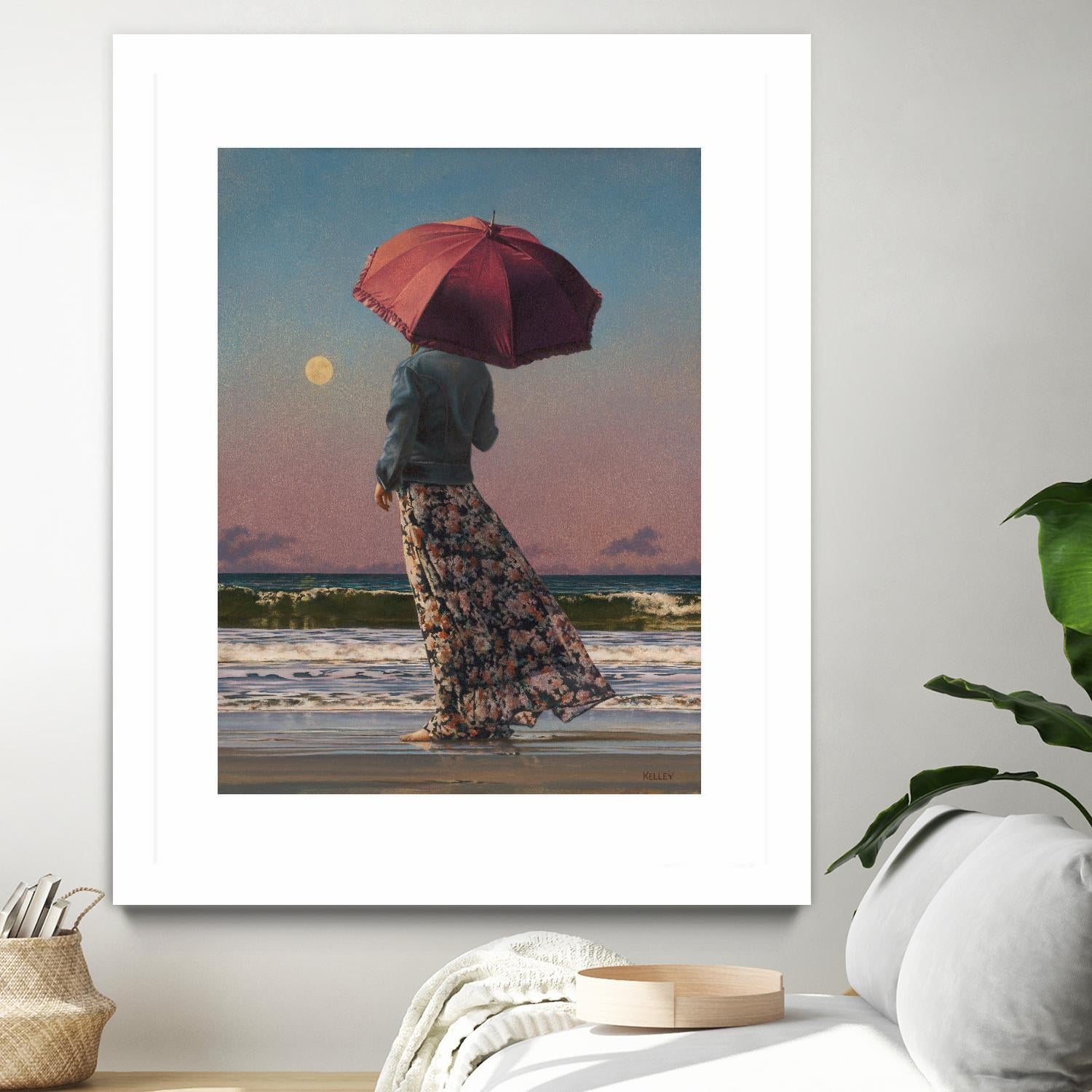 Romancing The Moon by Paul Kelley on GIANT ART - multicolor figurative