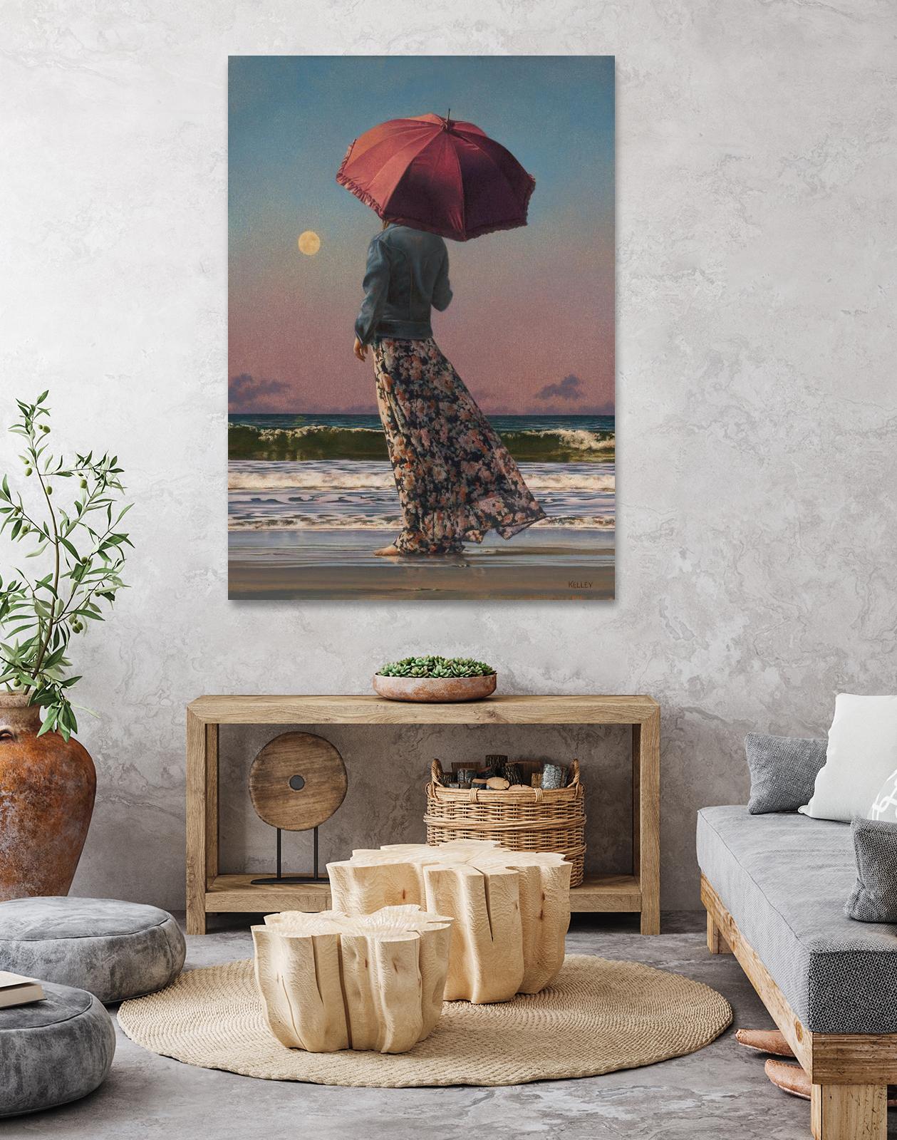 Romancing The Moon by Paul Kelley on GIANT ART - multicolor figurative