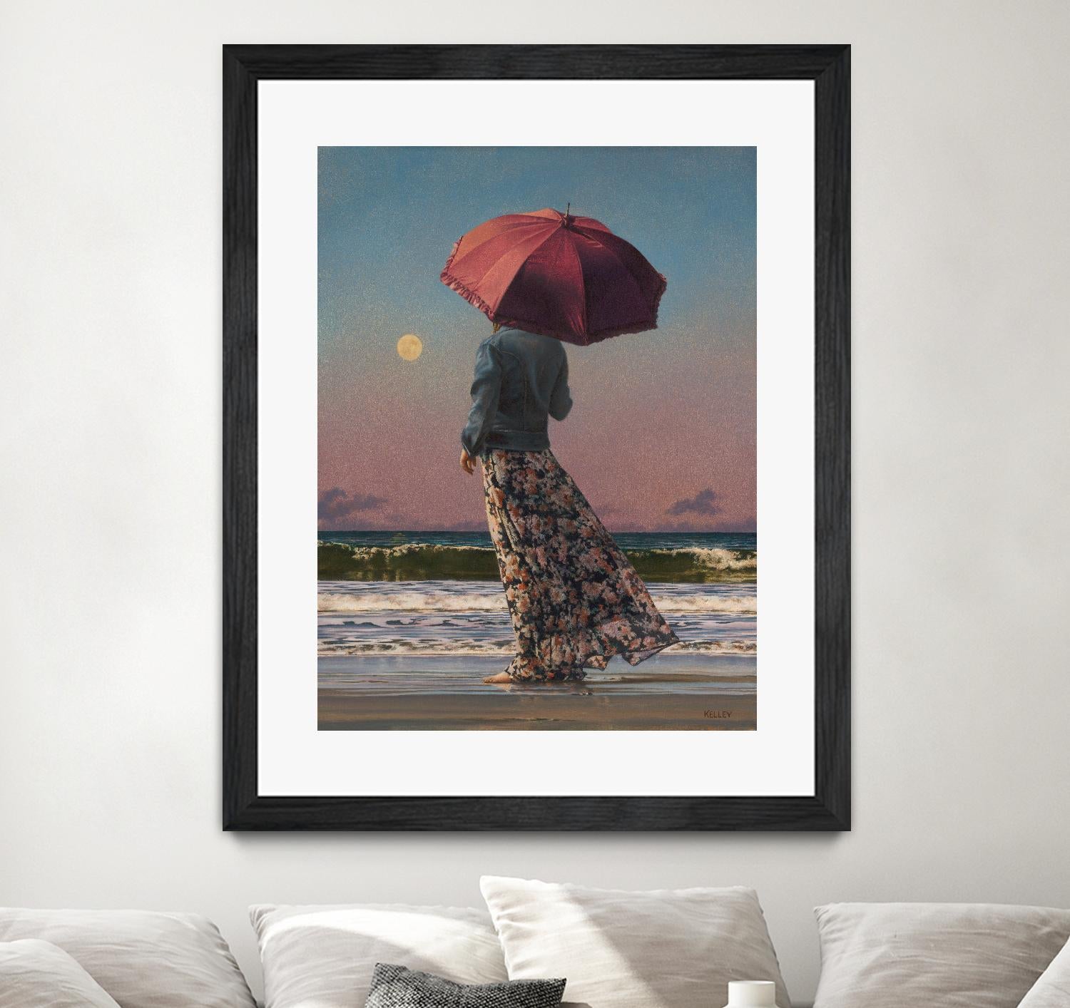 Romancing The Moon by Paul Kelley on GIANT ART - multicolor figurative