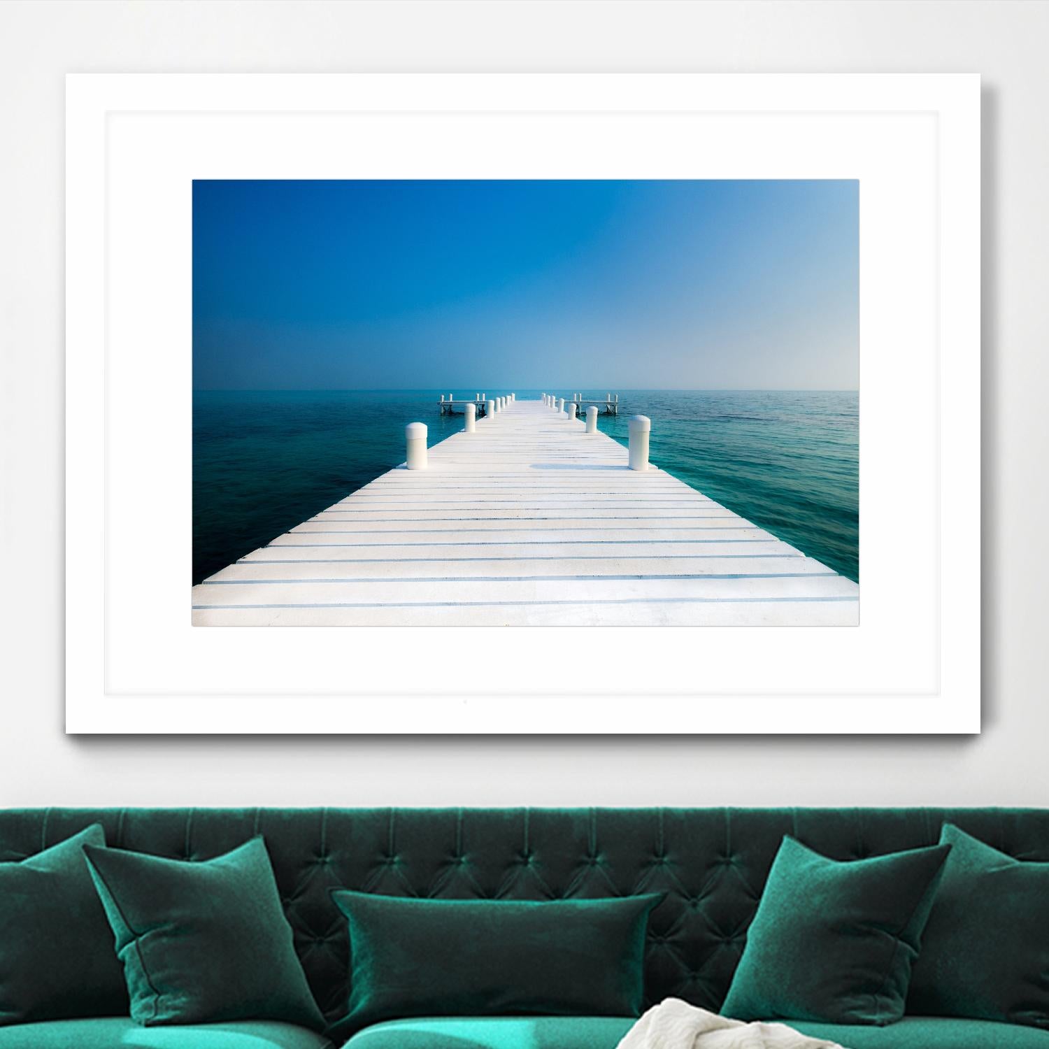 The  Pier by Vladimir Kostka on GIANT ART - multicolor photography; coastal; landscapes