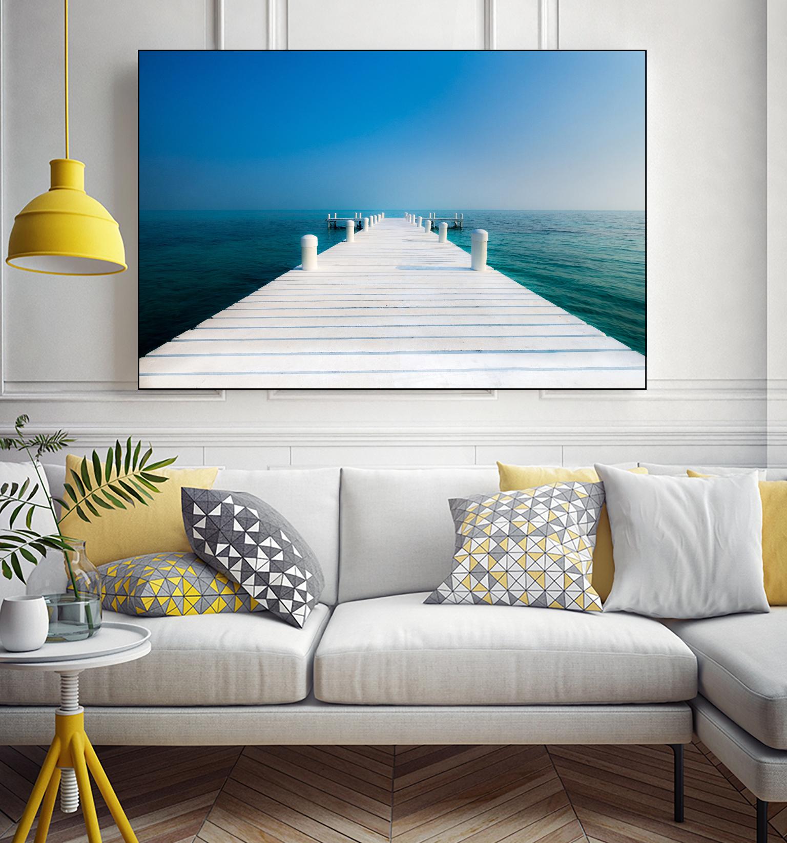The  Pier by Vladimir Kostka on GIANT ART - multicolor photography; coastal; landscapes