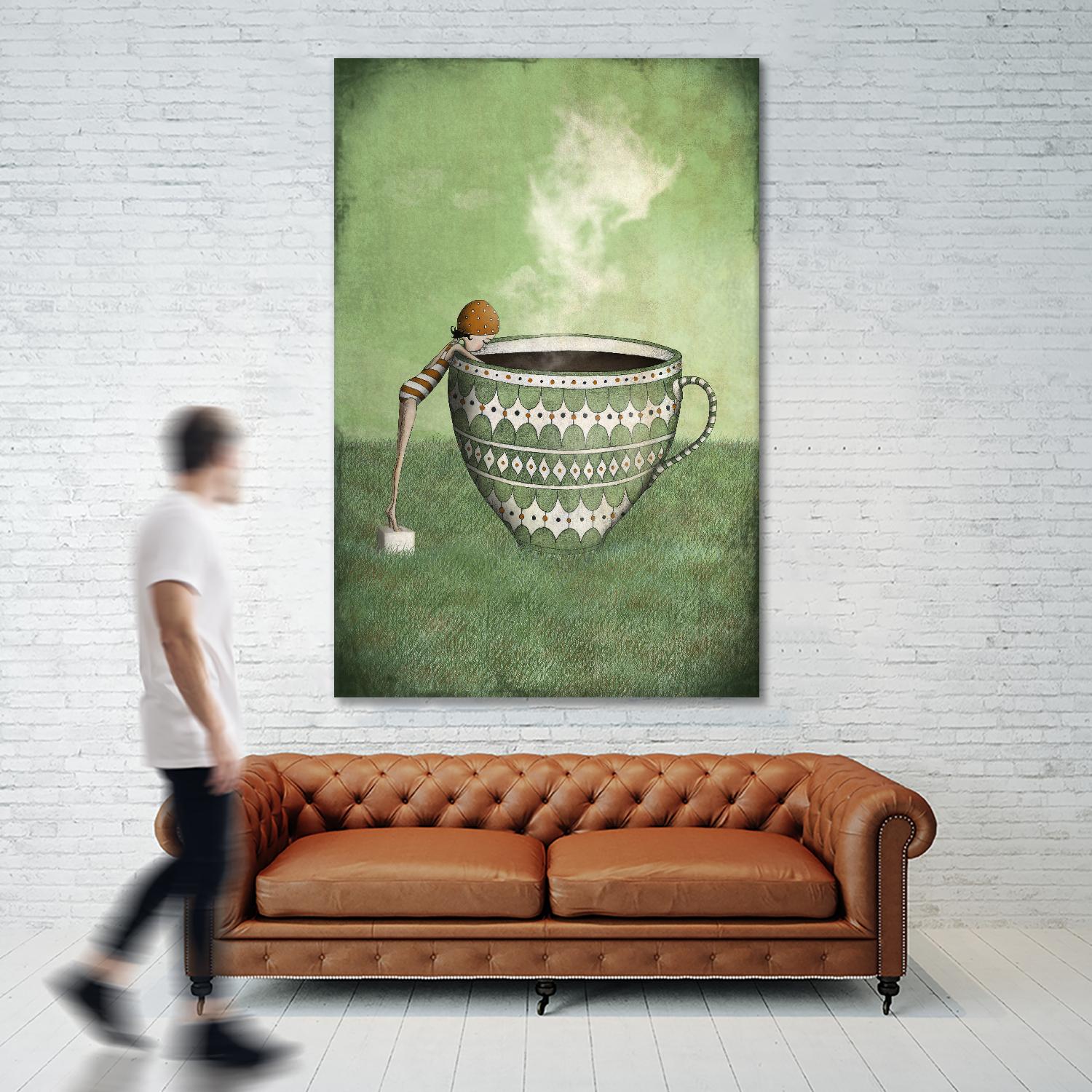 Too Hot by Maja Lindberg on GIANT ART - multicolor urban/pop surrealism; children