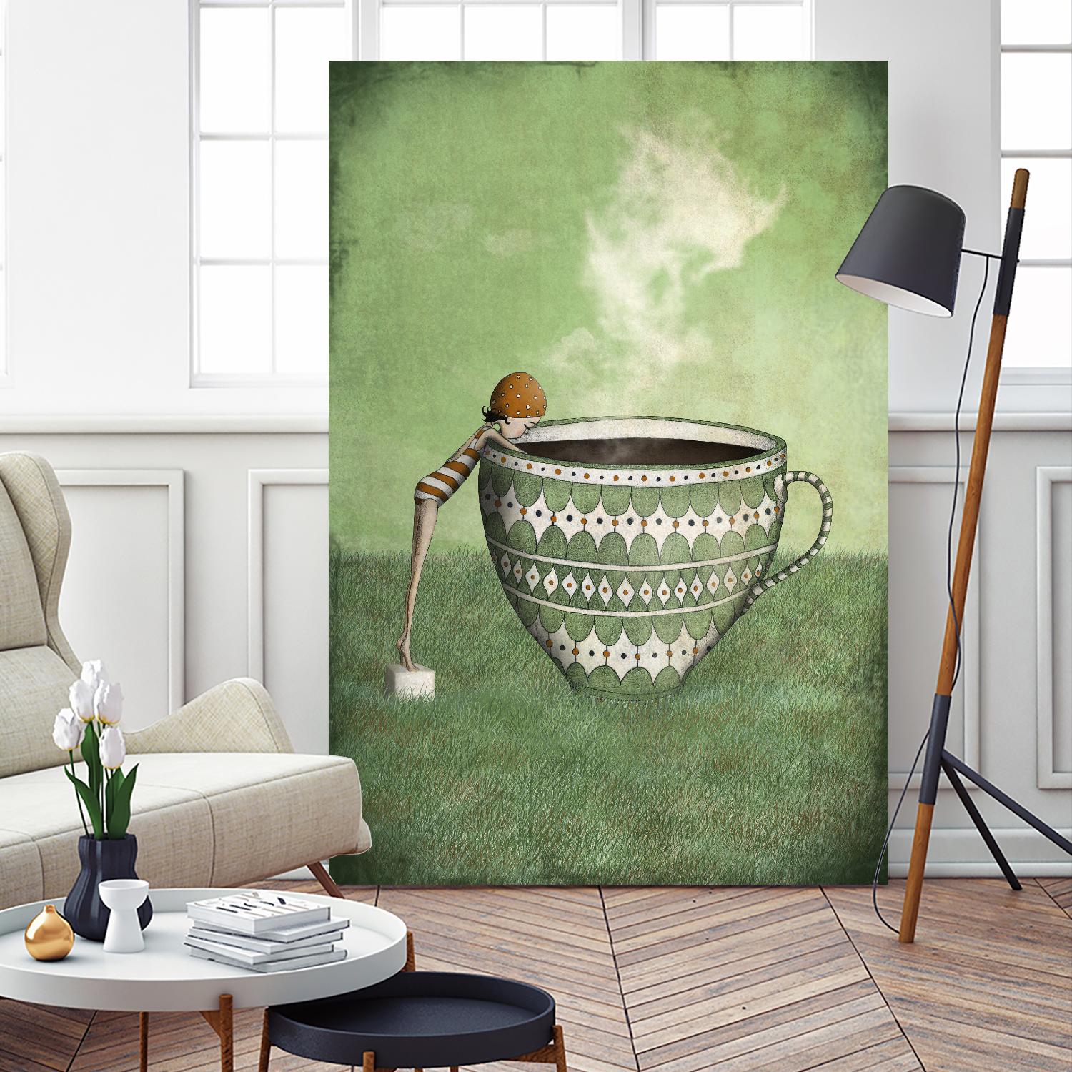 Too Hot by Maja Lindberg on GIANT ART - multicolor urban/pop surrealism; children