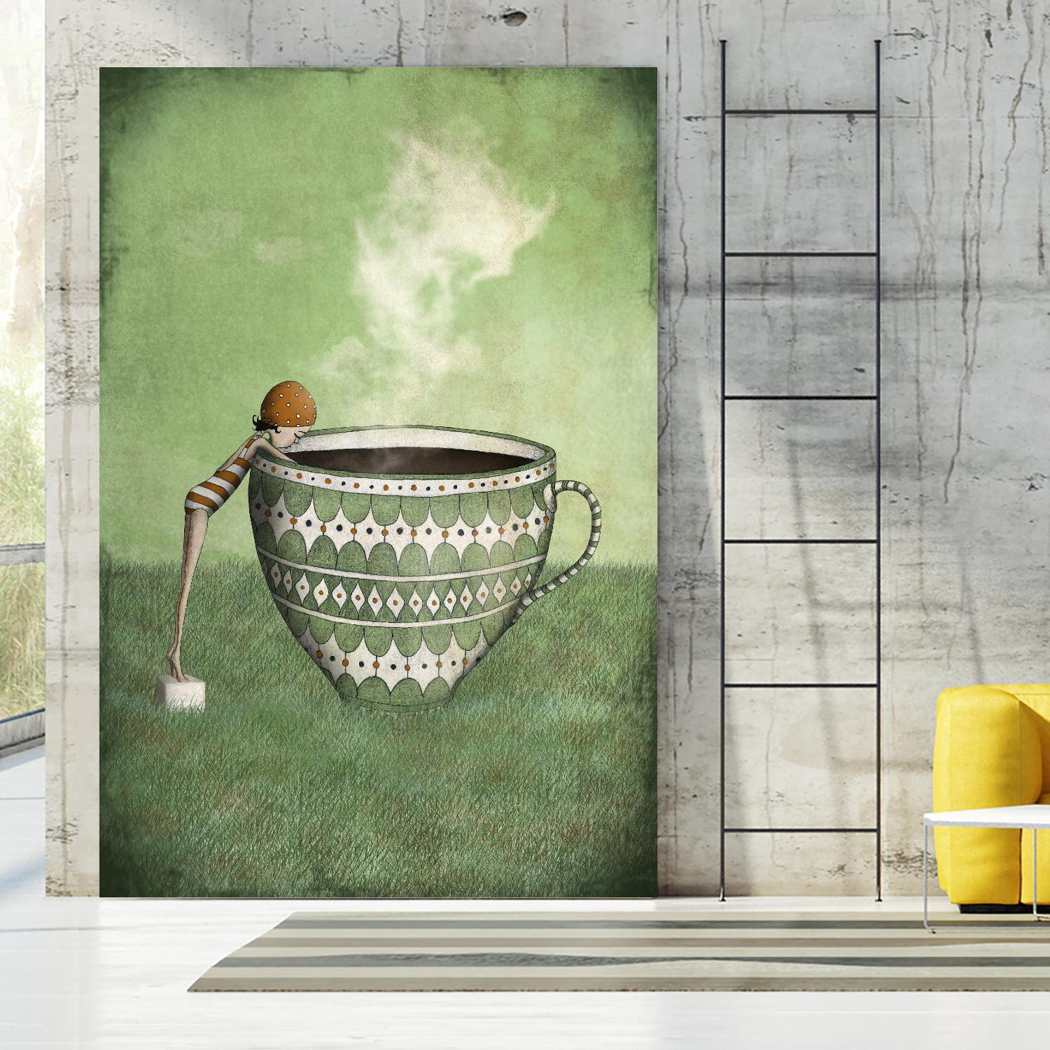 Too Hot by Maja Lindberg on GIANT ART - multicolor urban/pop surrealism; children