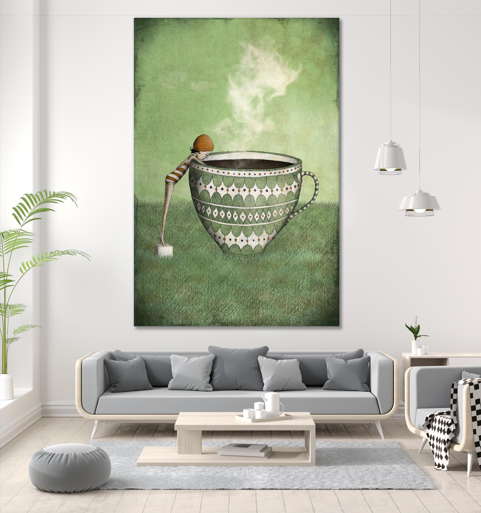 Too Hot by Maja Lindberg on GIANT ART - multicolor urban/pop surrealism; children